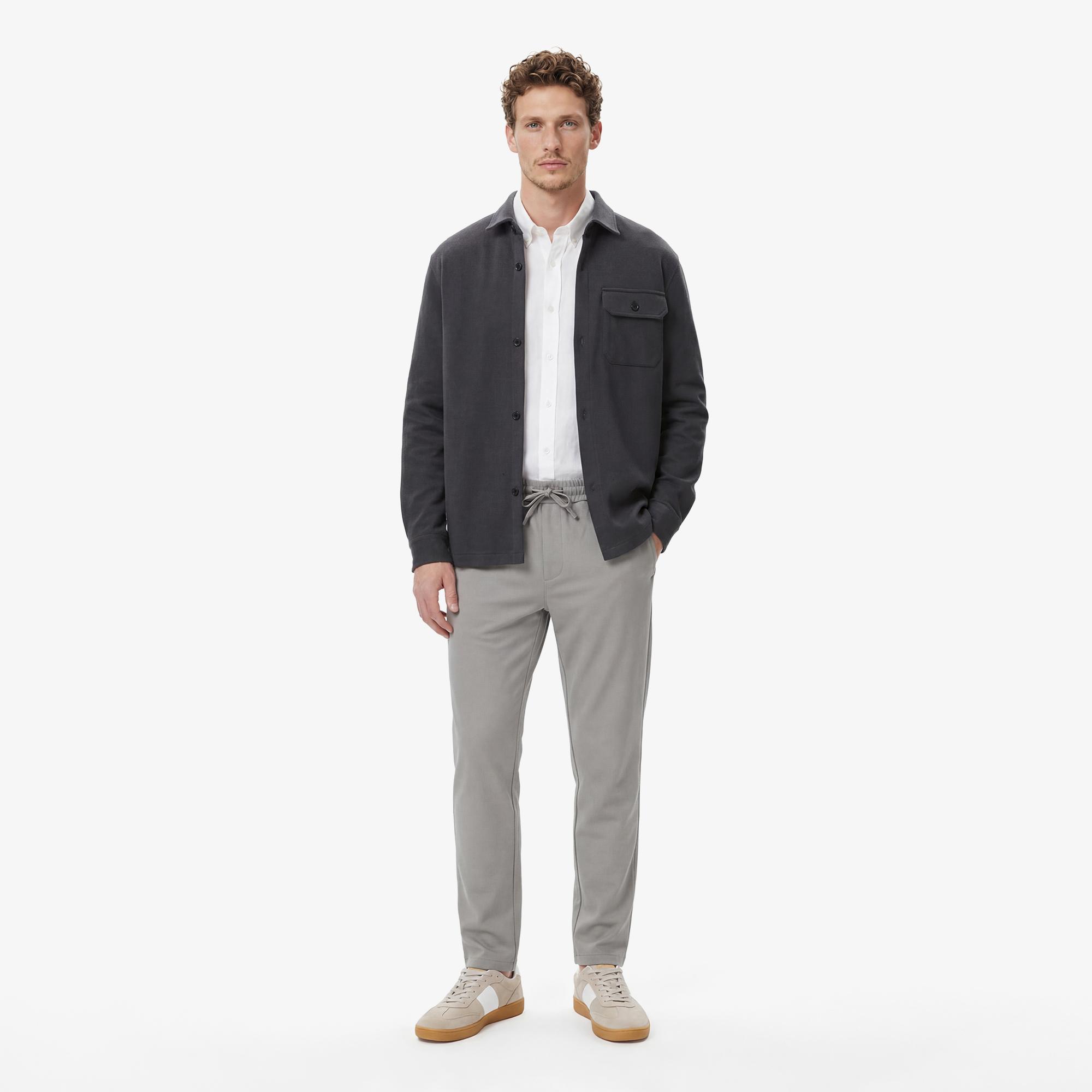 Nautica Erkek Gri Slim Fit Pantolon