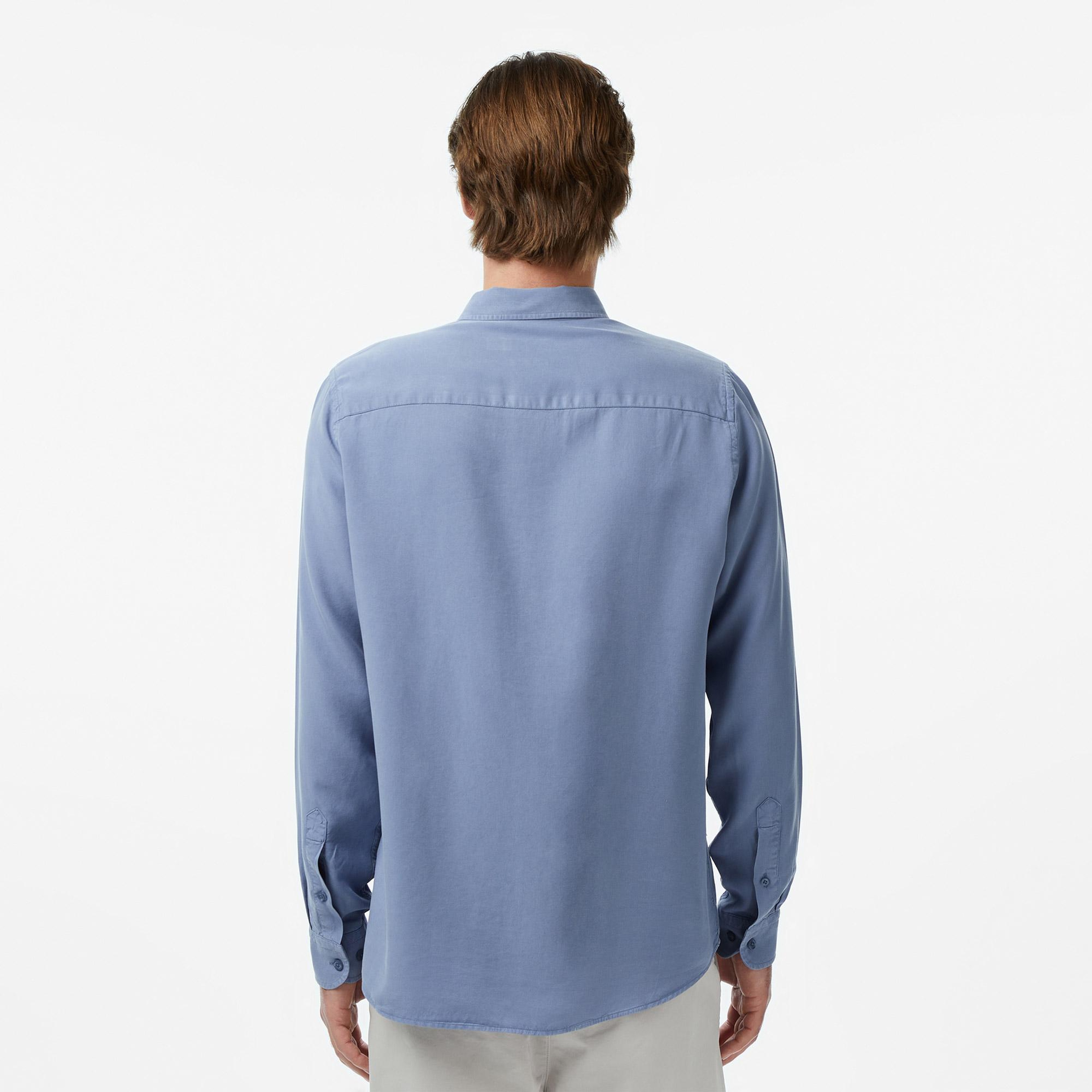 Nautica Erkek Mavi Regular Fit Gömlek