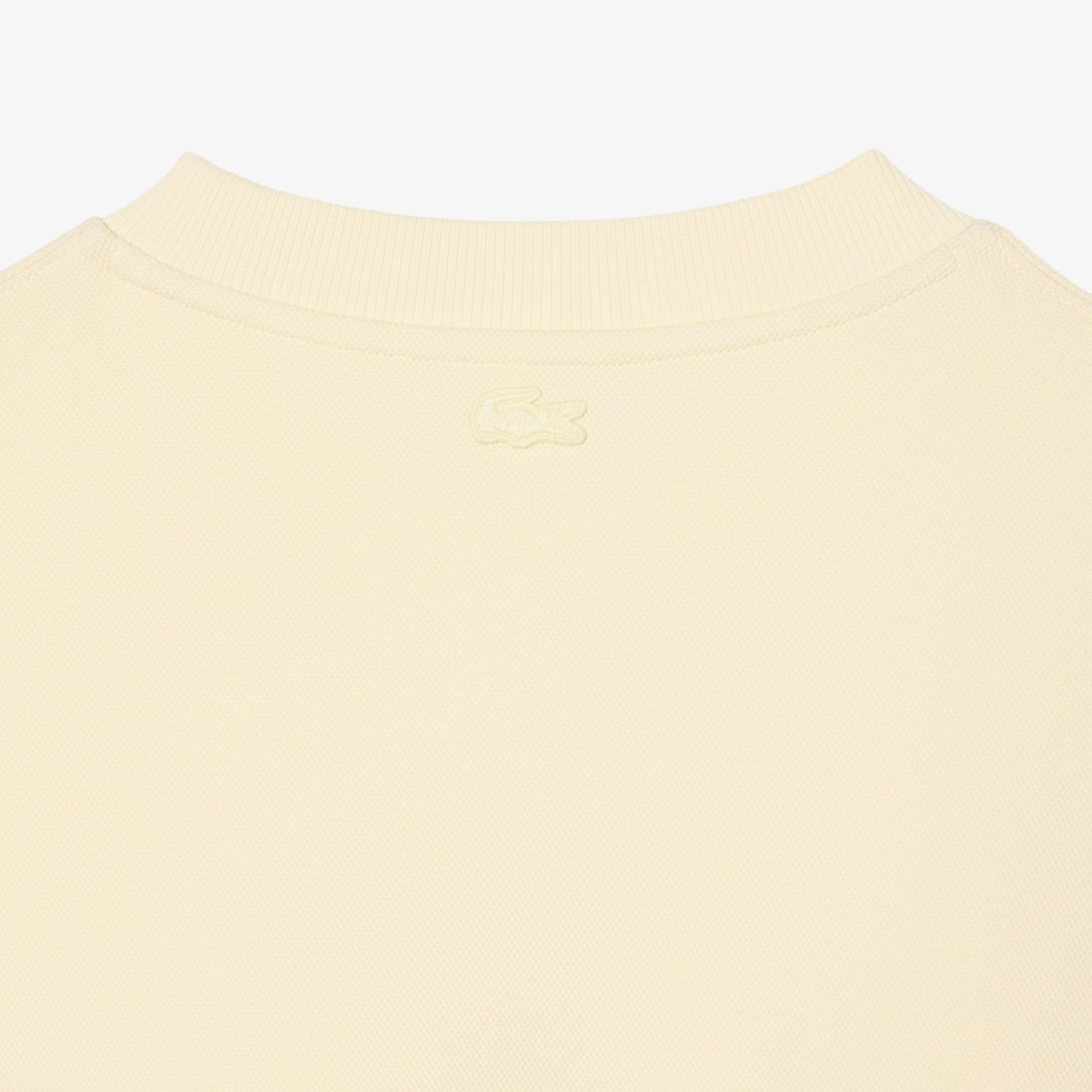 Lacoste Erkek Loose Fit Bisiklet Yaka Sarı Sweatshirt