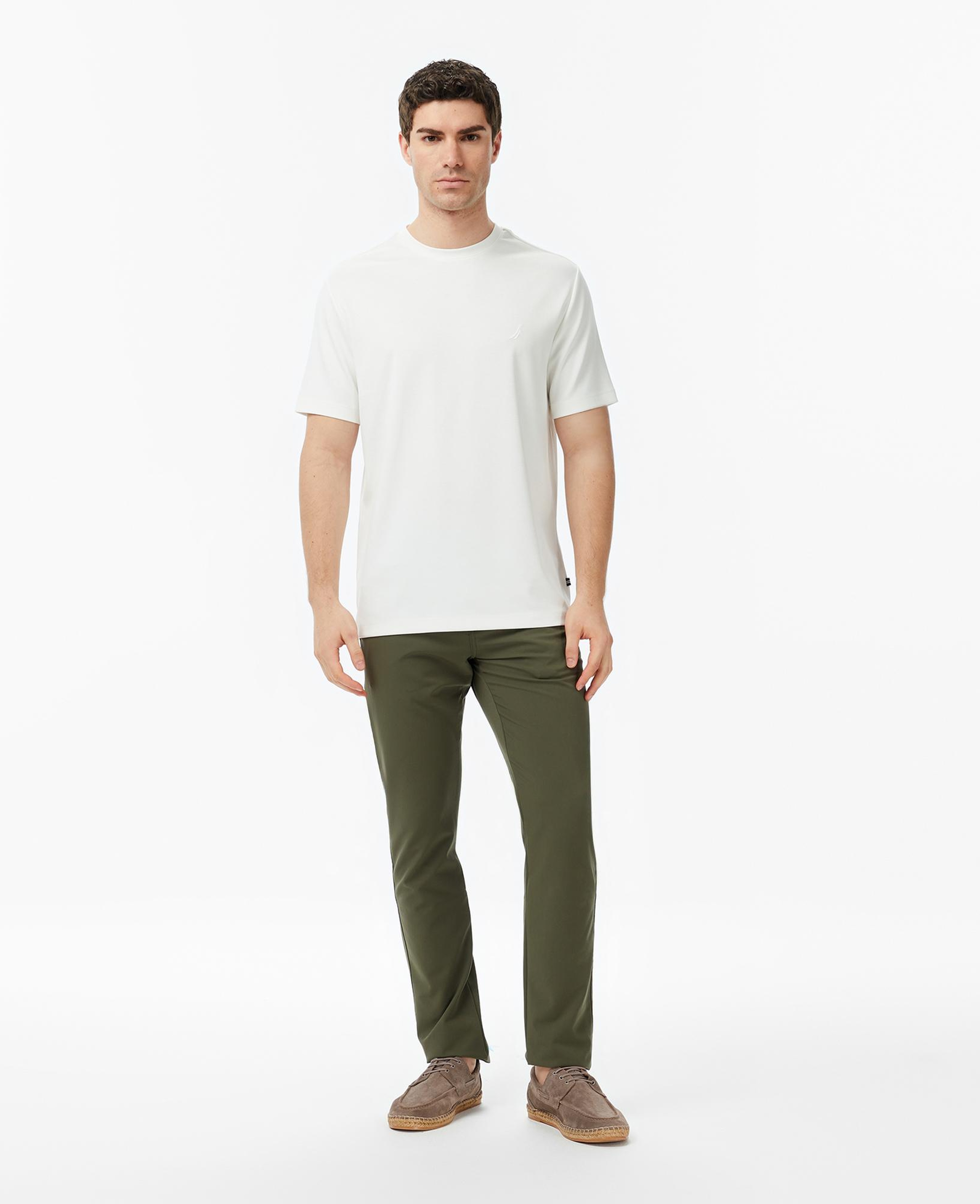 Nautica Erkek Beyaz Regular Fit T-Shirt