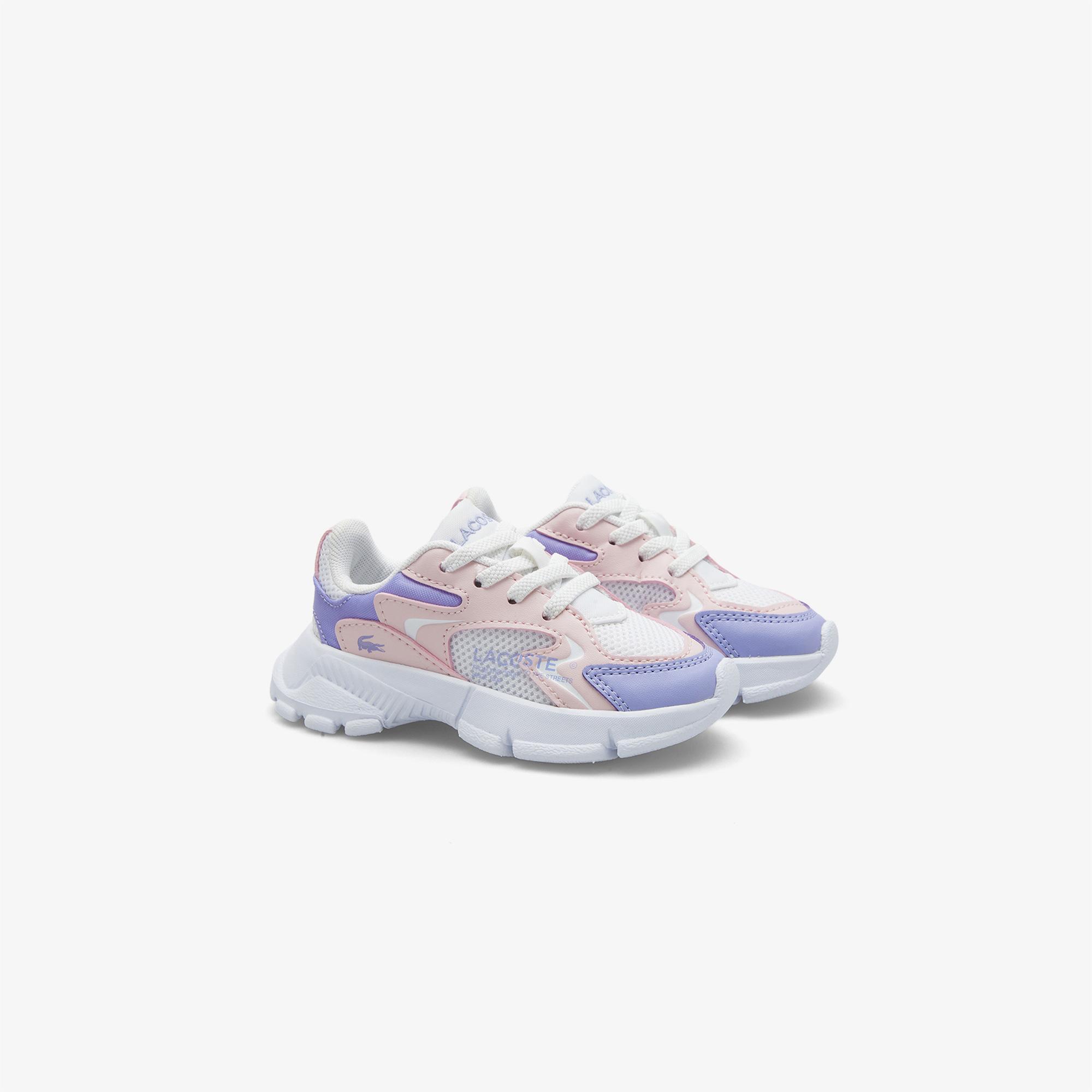 Lacoste L003 Neo Çocuk Mor Sneaker