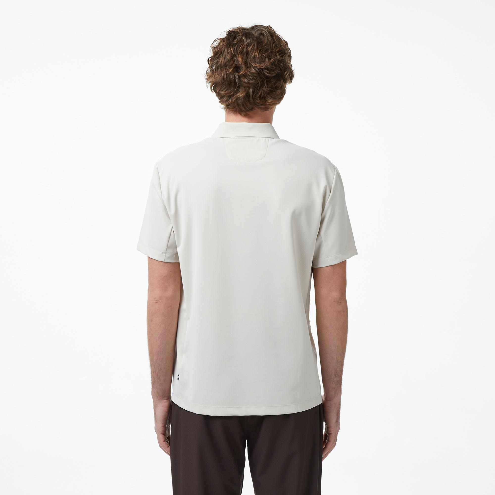 Nautica Erkek Krem Regular Fit Polo Yaka T-Shirt