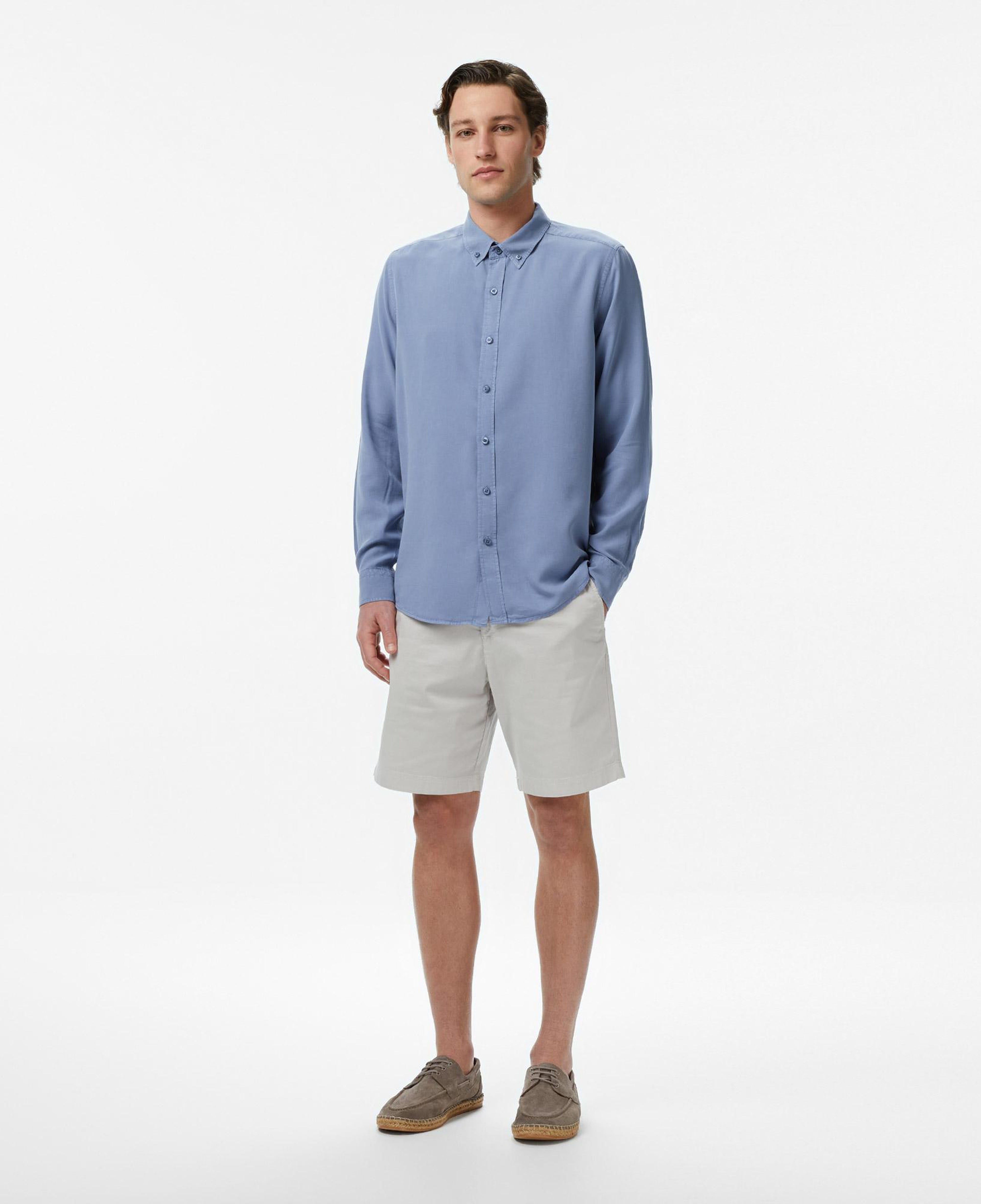 Nautica Erkek Mavi Regular Fit Gömlek