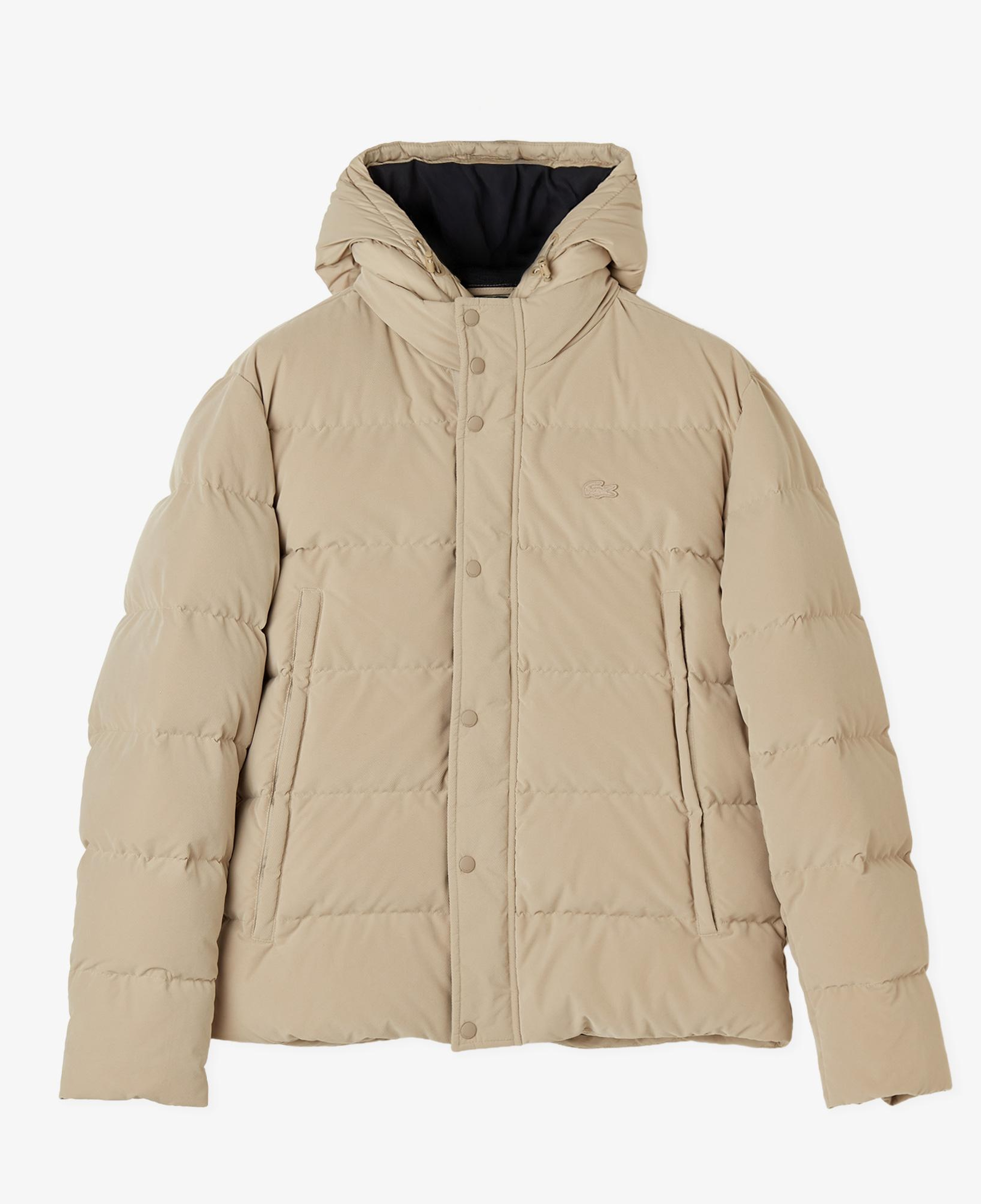 Lacoste Erkek Kapüşonlu Bej Mont