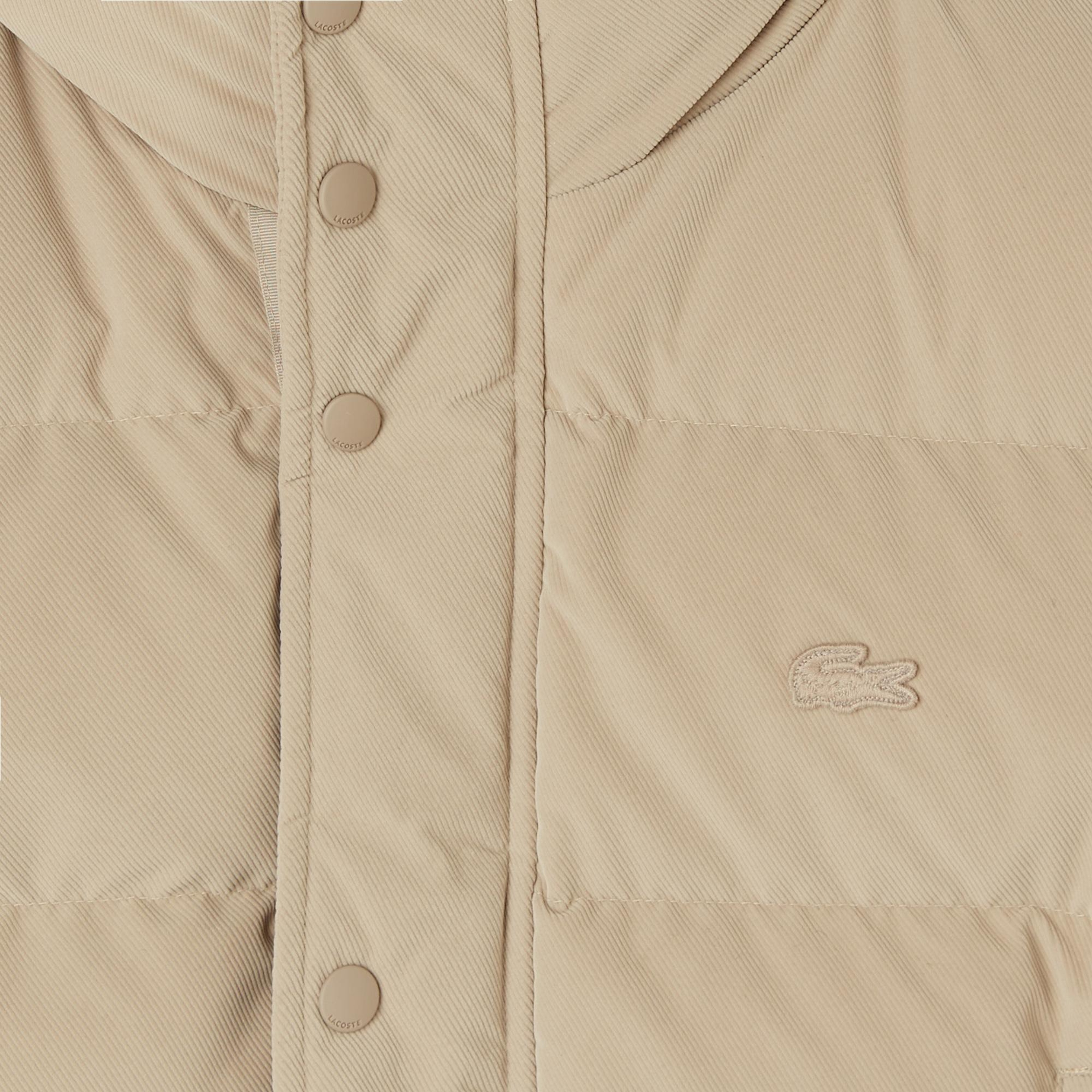 Lacoste Erkek Kapüşonlu Bej Mont