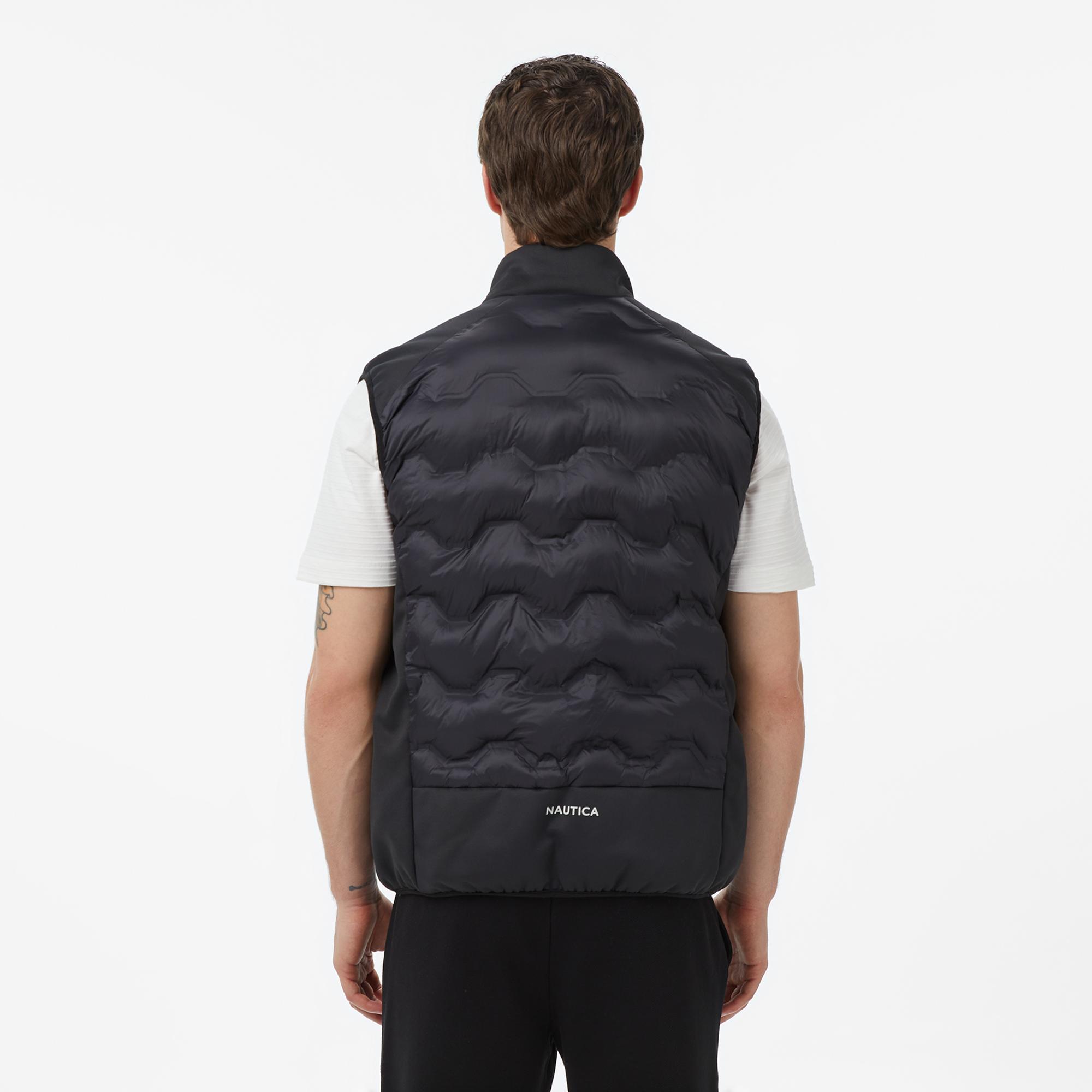 Nautica Erkek Siyah Regular Fit Su İtici Yelek