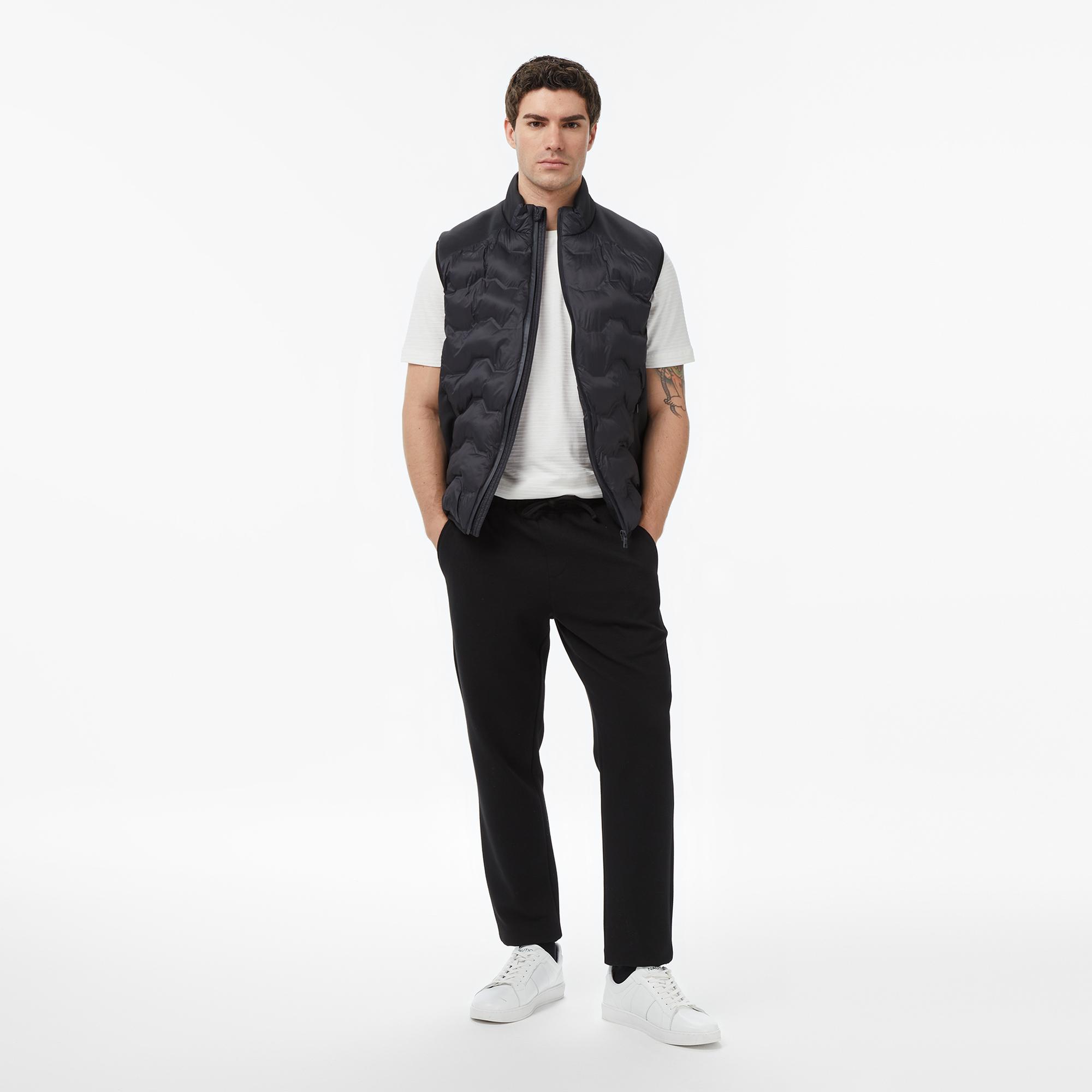 Nautica Erkek Siyah Regular Fit Su İtici Yelek