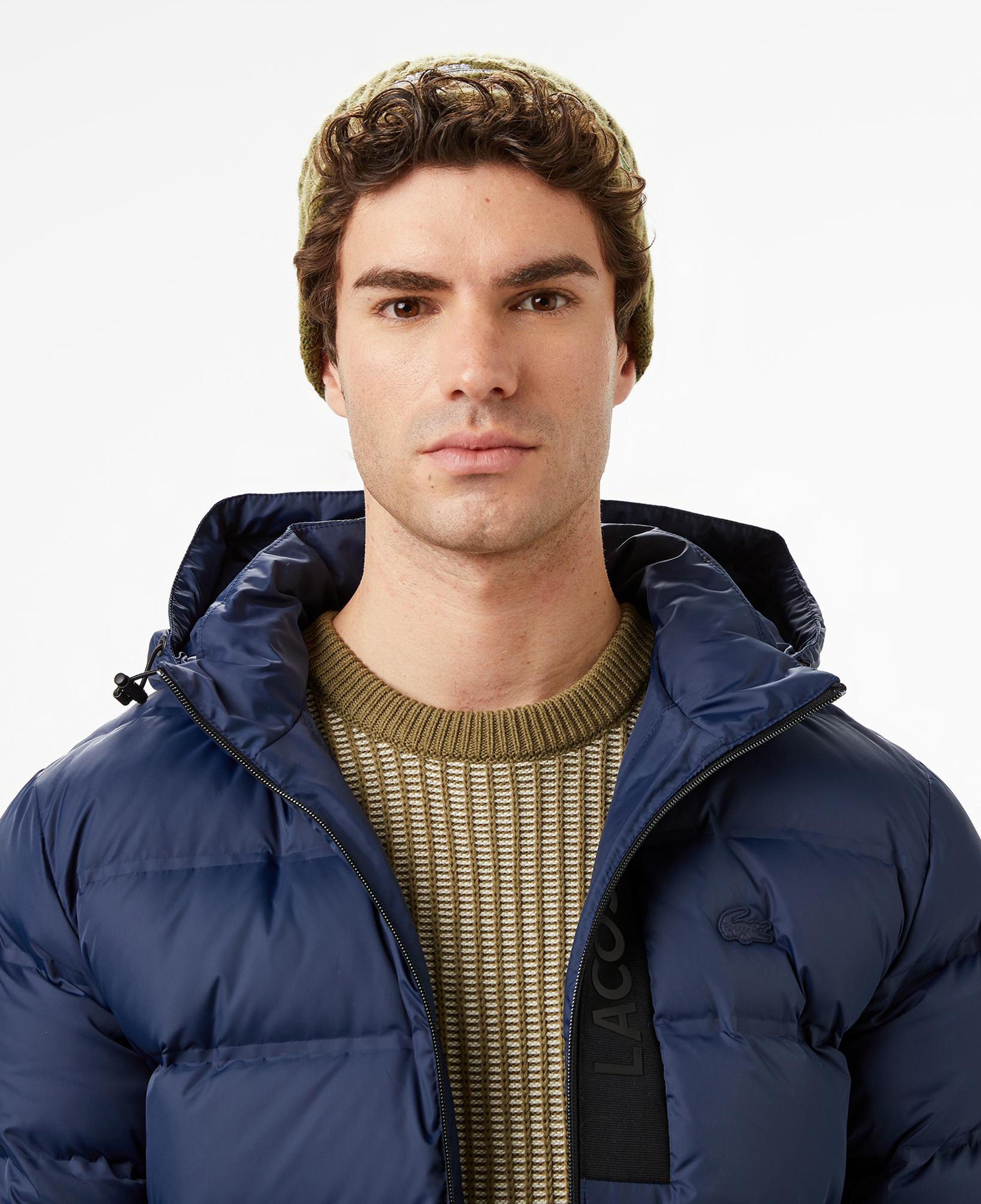 Lacoste Erkek Regular Fit Lacivert Şişme Mont