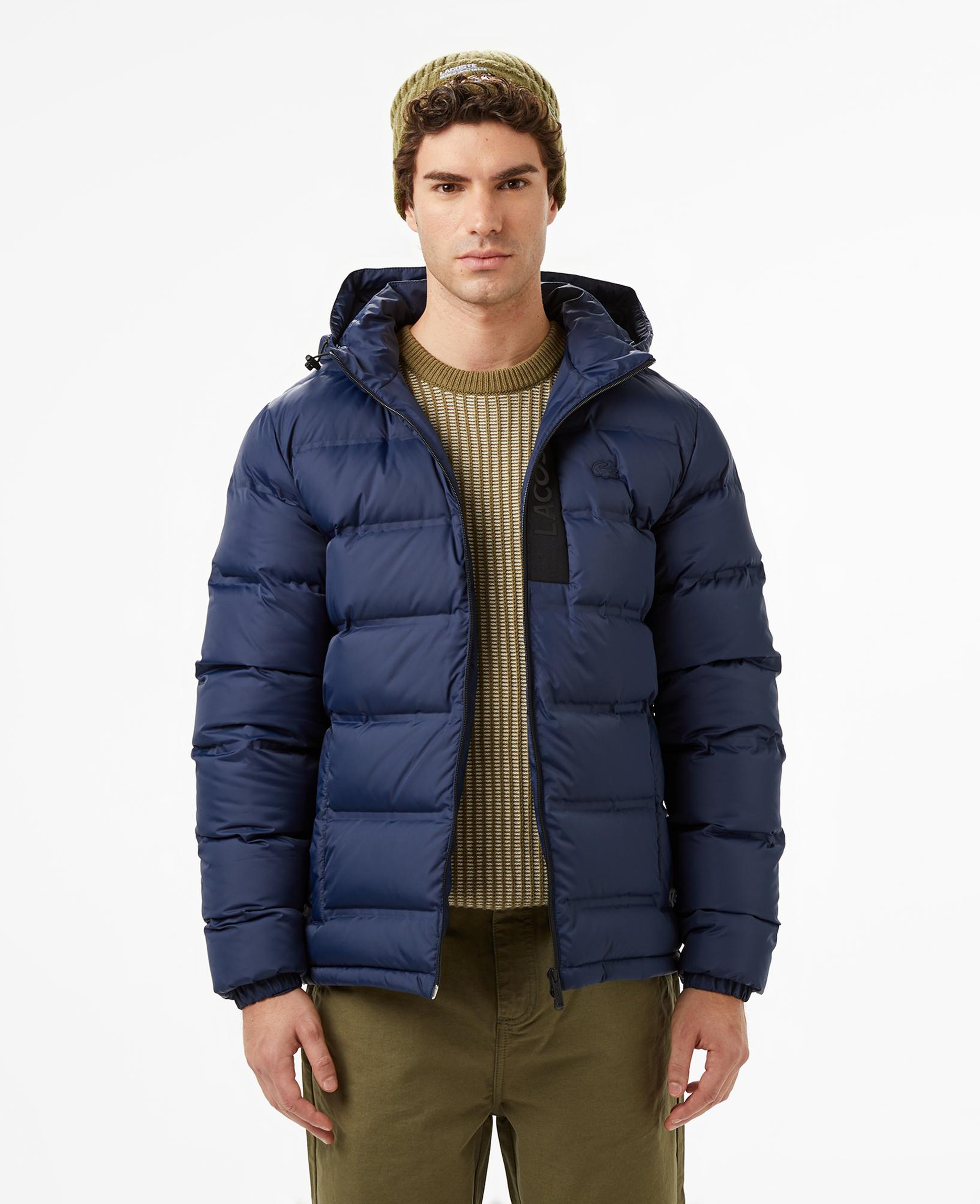 Lacoste Erkek Regular Fit Lacivert Şişme Mont