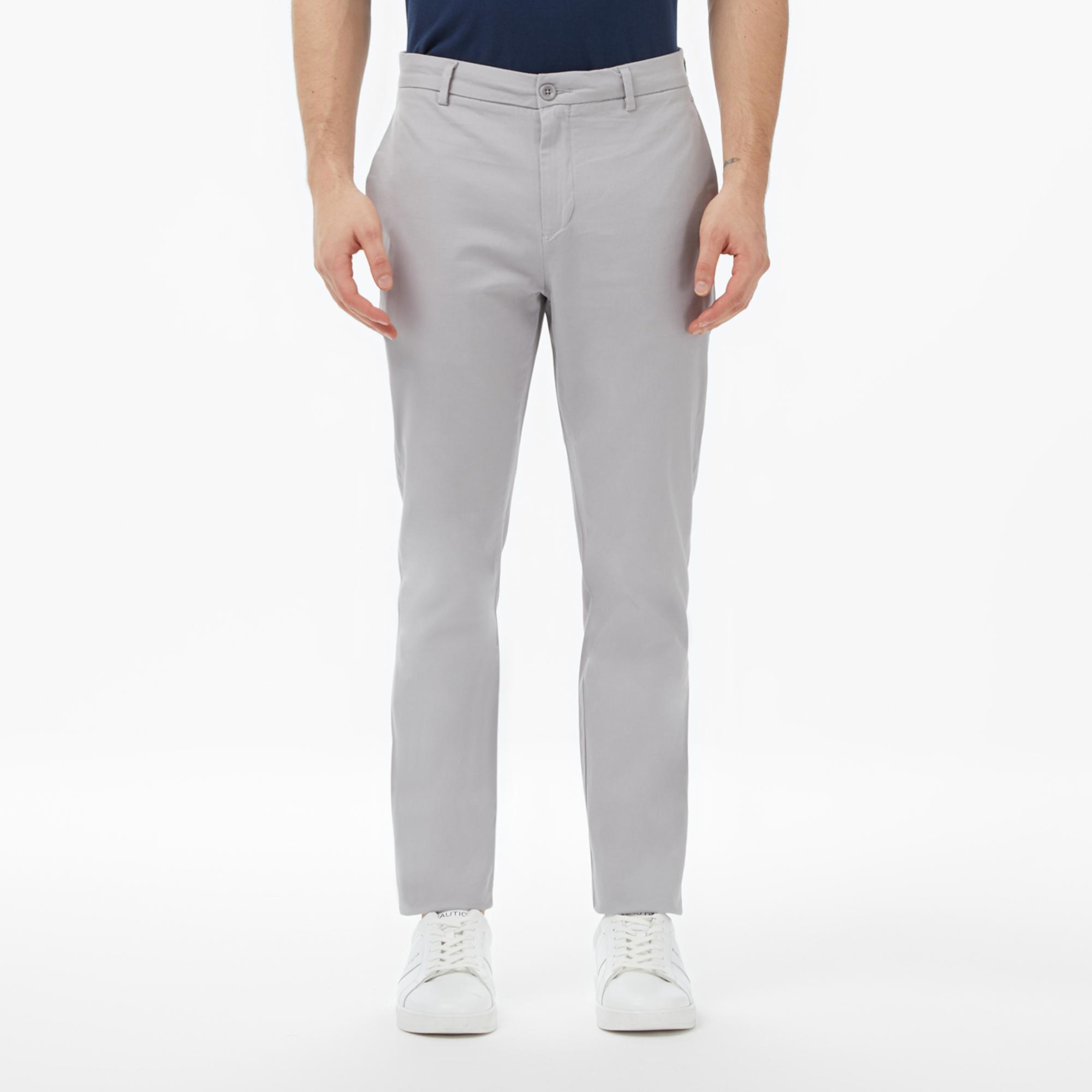 Nautica Erkek Gri Tapered Pantolon