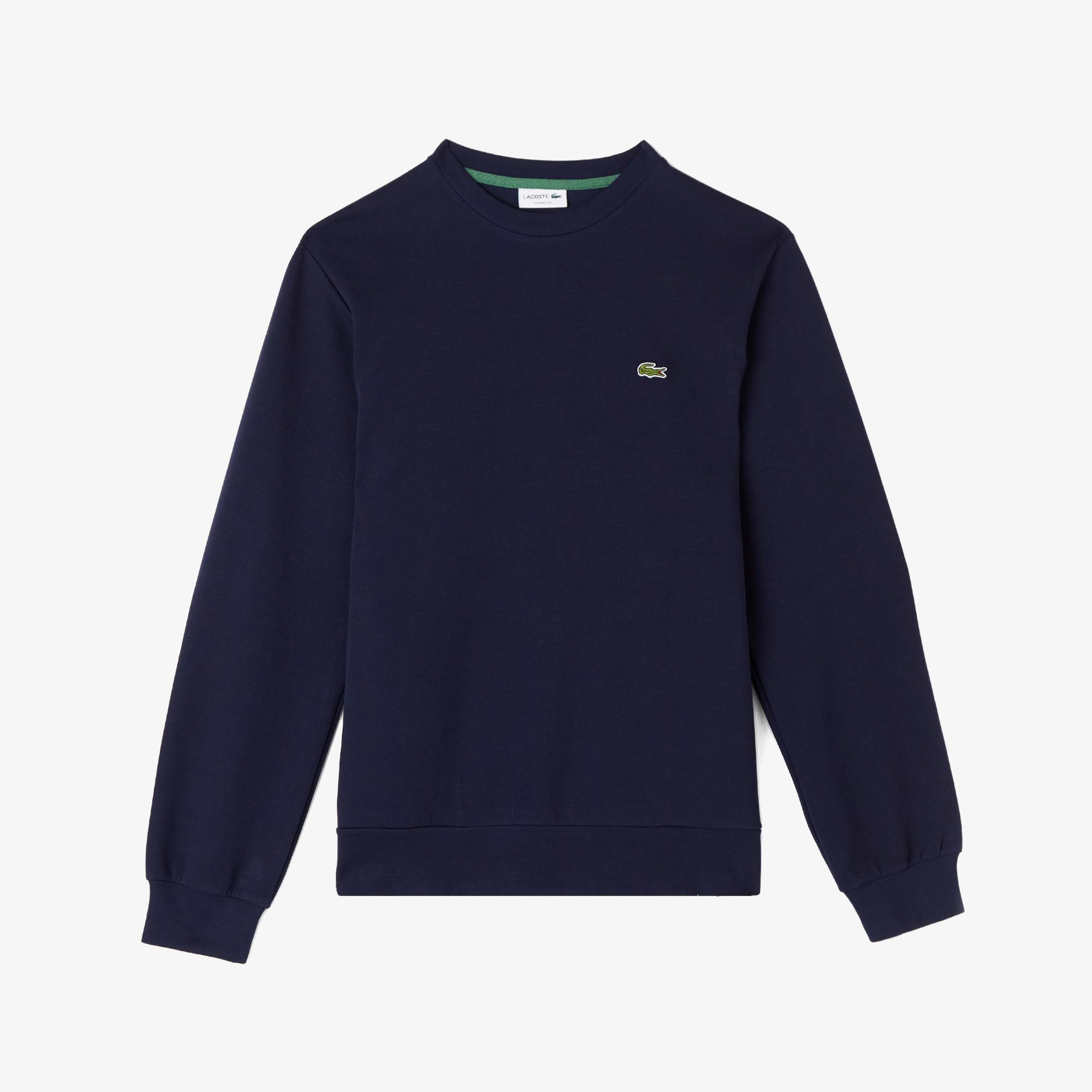 Lacoste Erkek Classic Fit Bisiklet Yaka Lacivert Sweatshirt