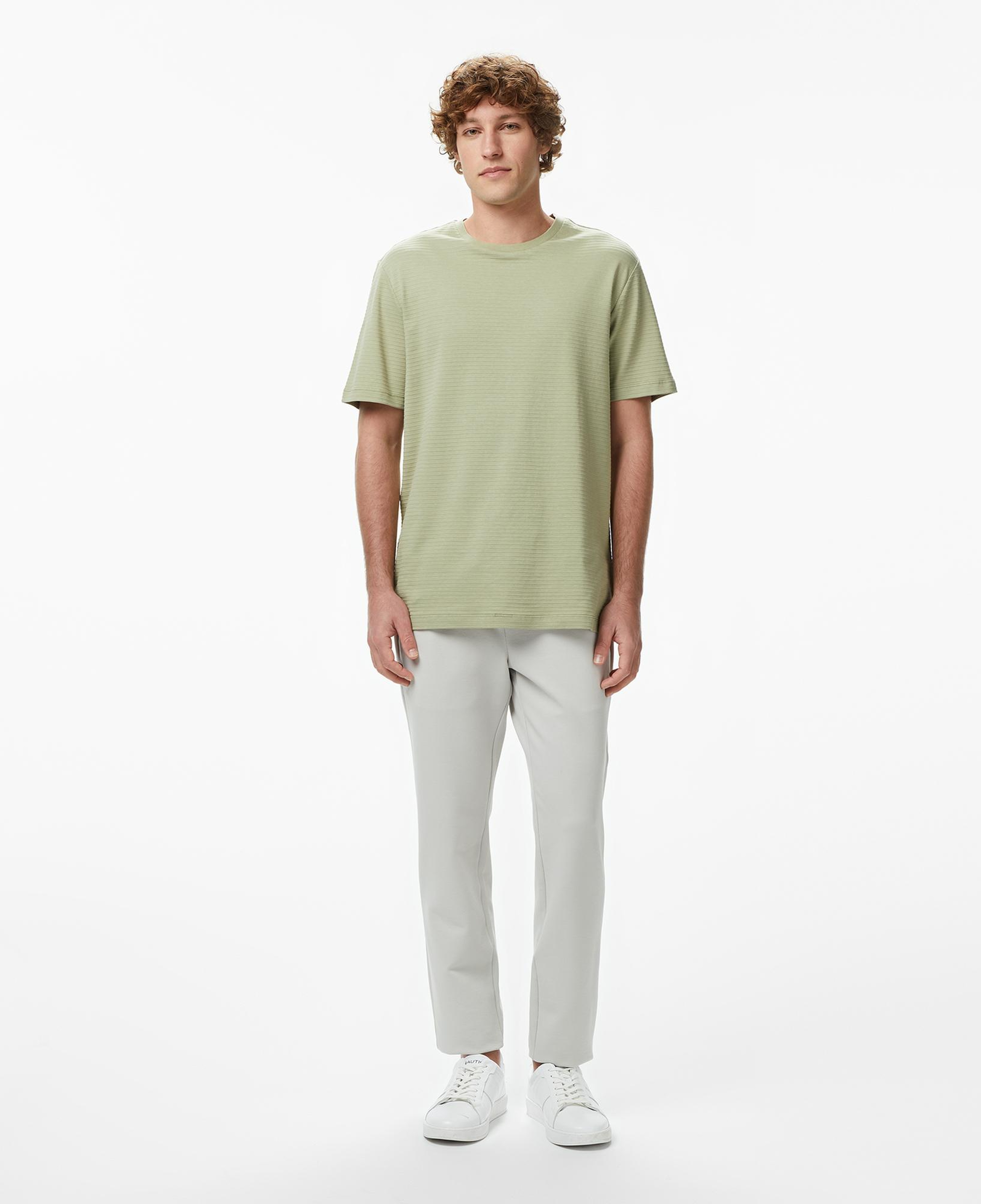 Nautica Erkek Yeşil Regular Fit Çizgili T-Shirt