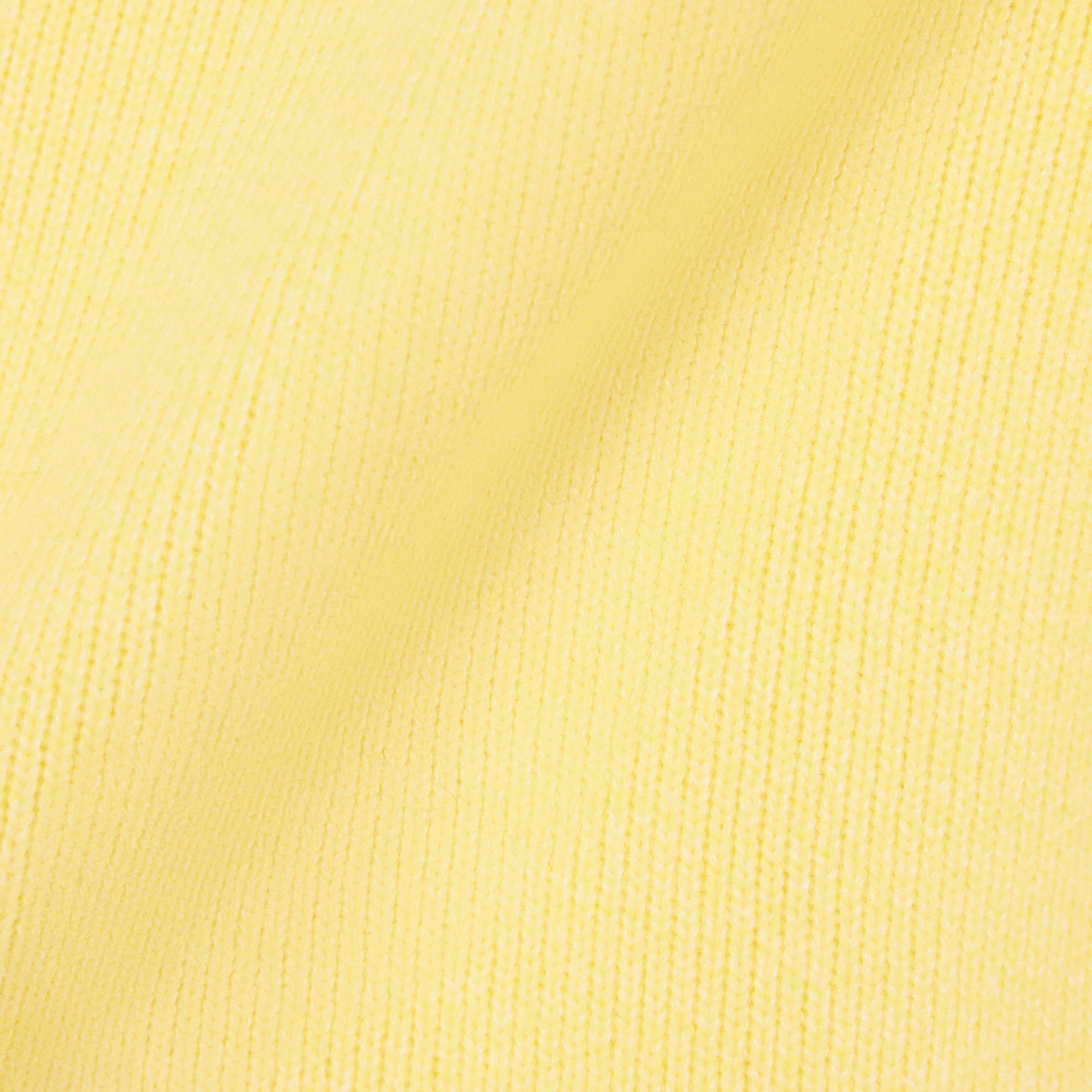 Lacoste Kadın Oversize Fit Polo Yaka Sarı Sweatshirt