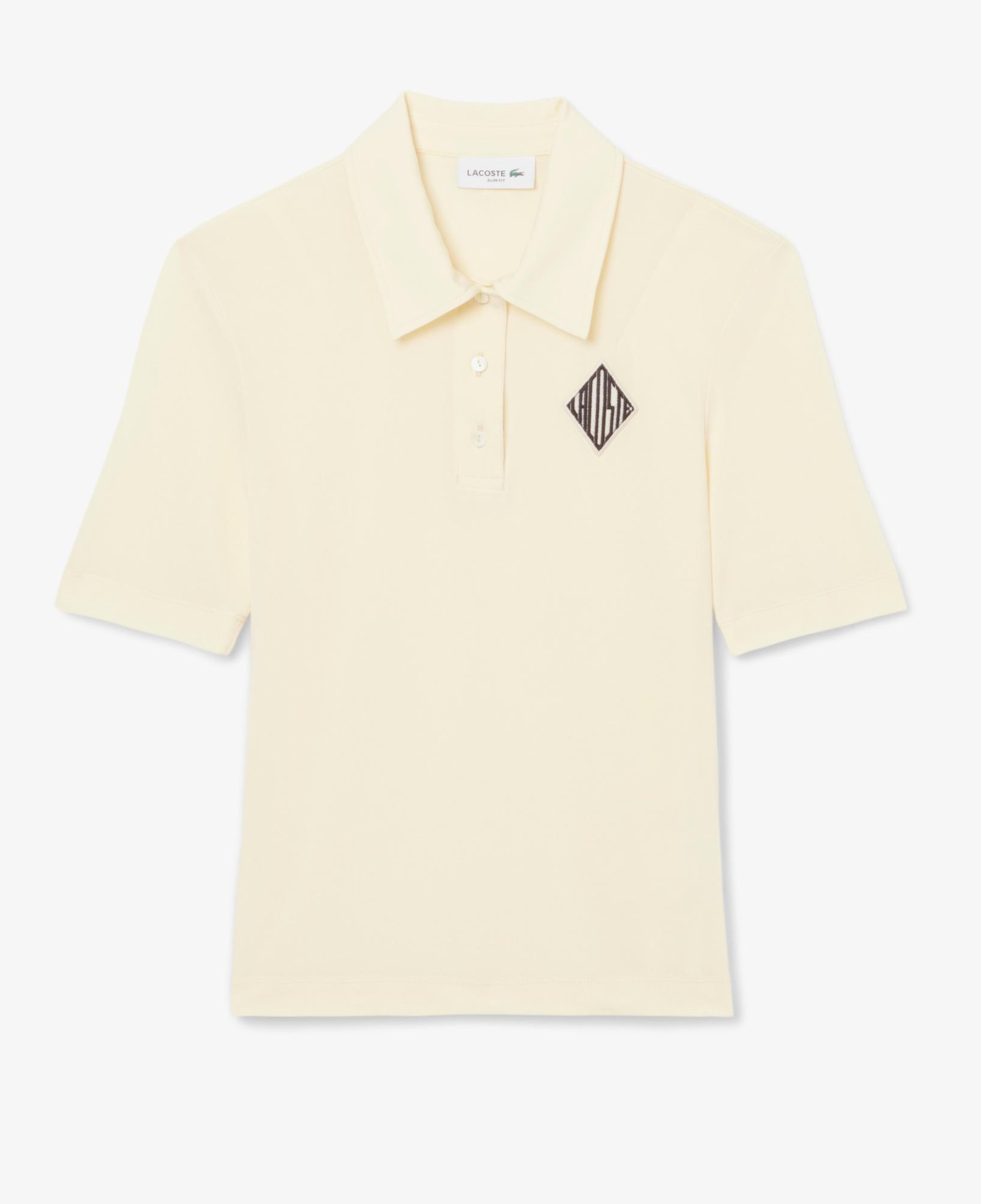 Lacoste Kadın Slim Fit Sarı Polo