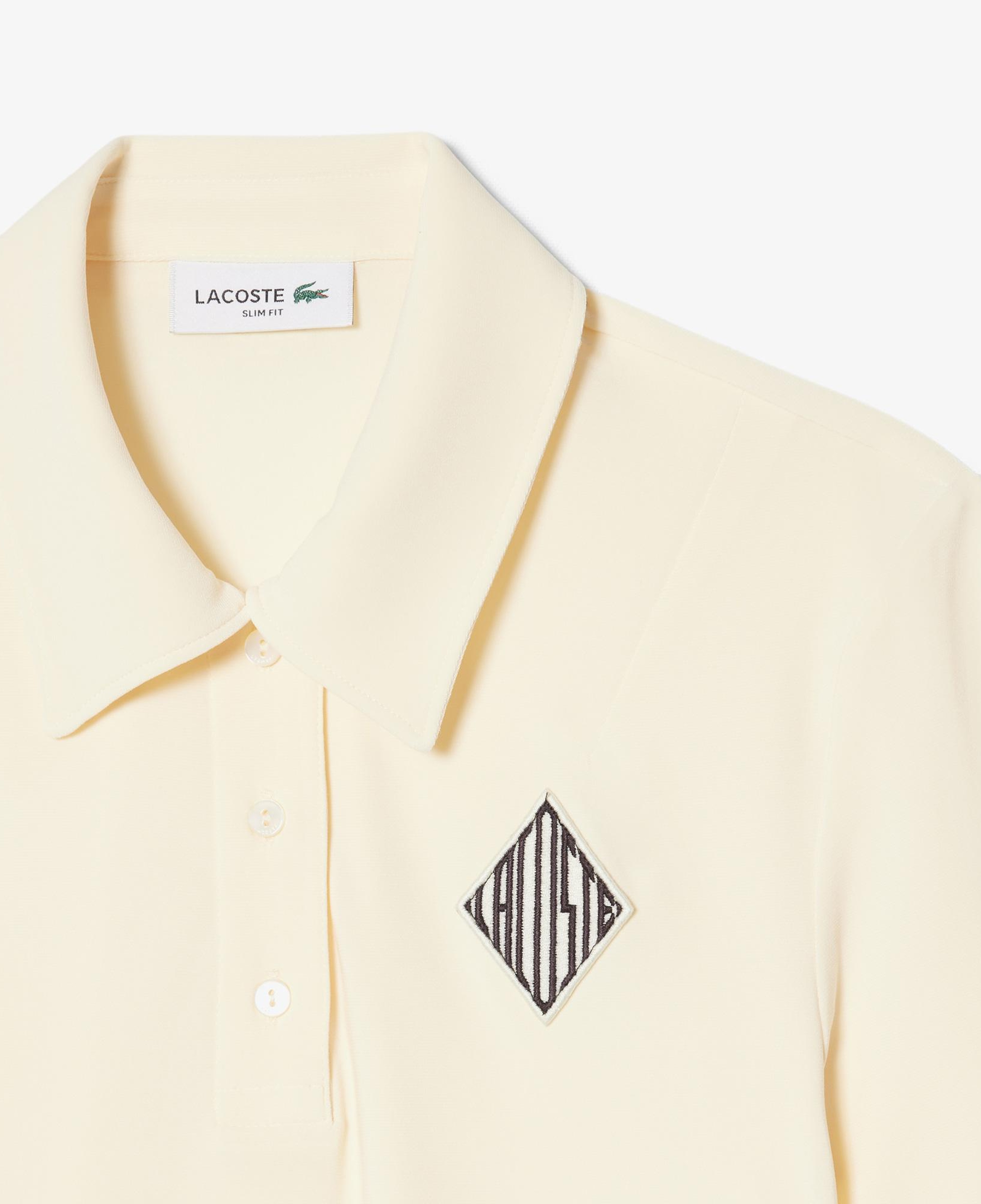 Lacoste Kadın Slim Fit Sarı Polo