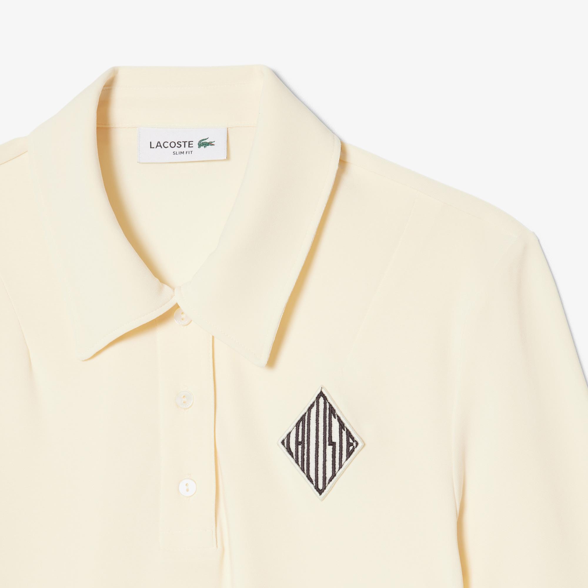 Lacoste Kadın Slim Fit Sarı Polo