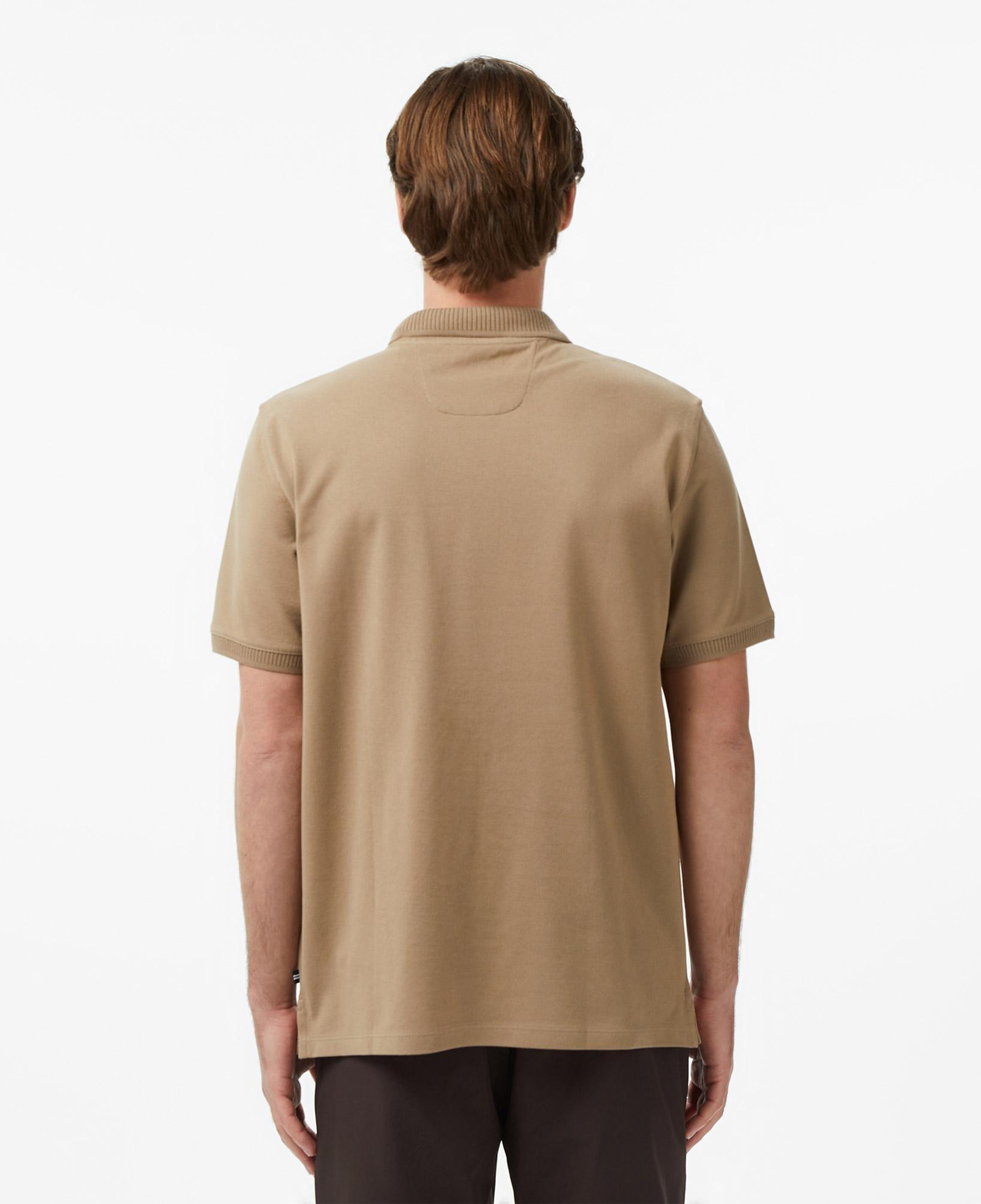 Nautica Erkek Bej Regular Fit Polo Yaka T-Shirt