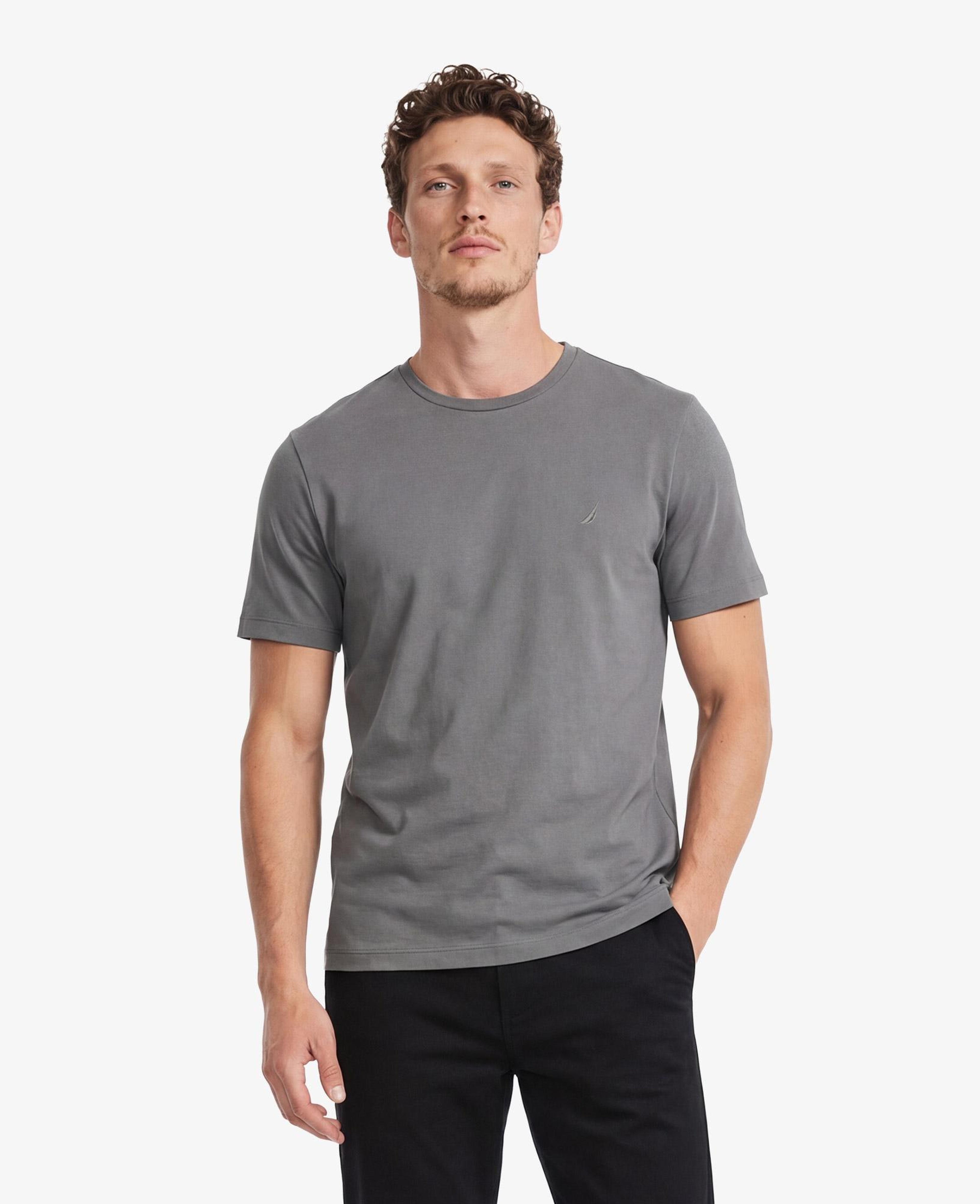 Nautica Erkek Gri Regular Fit T-Shirt