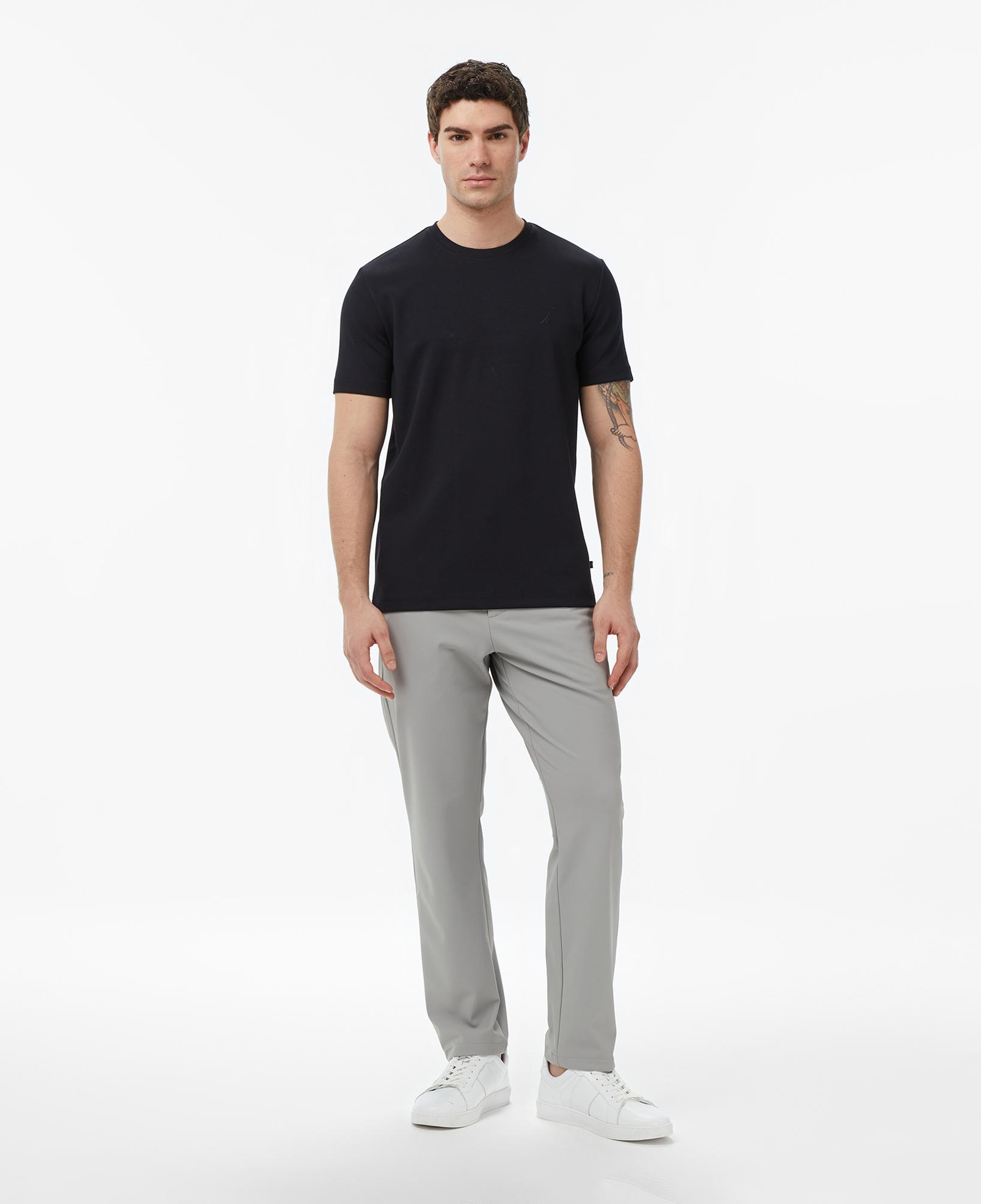 Nautica Erkek Siyah Regular Fit T-Shirt