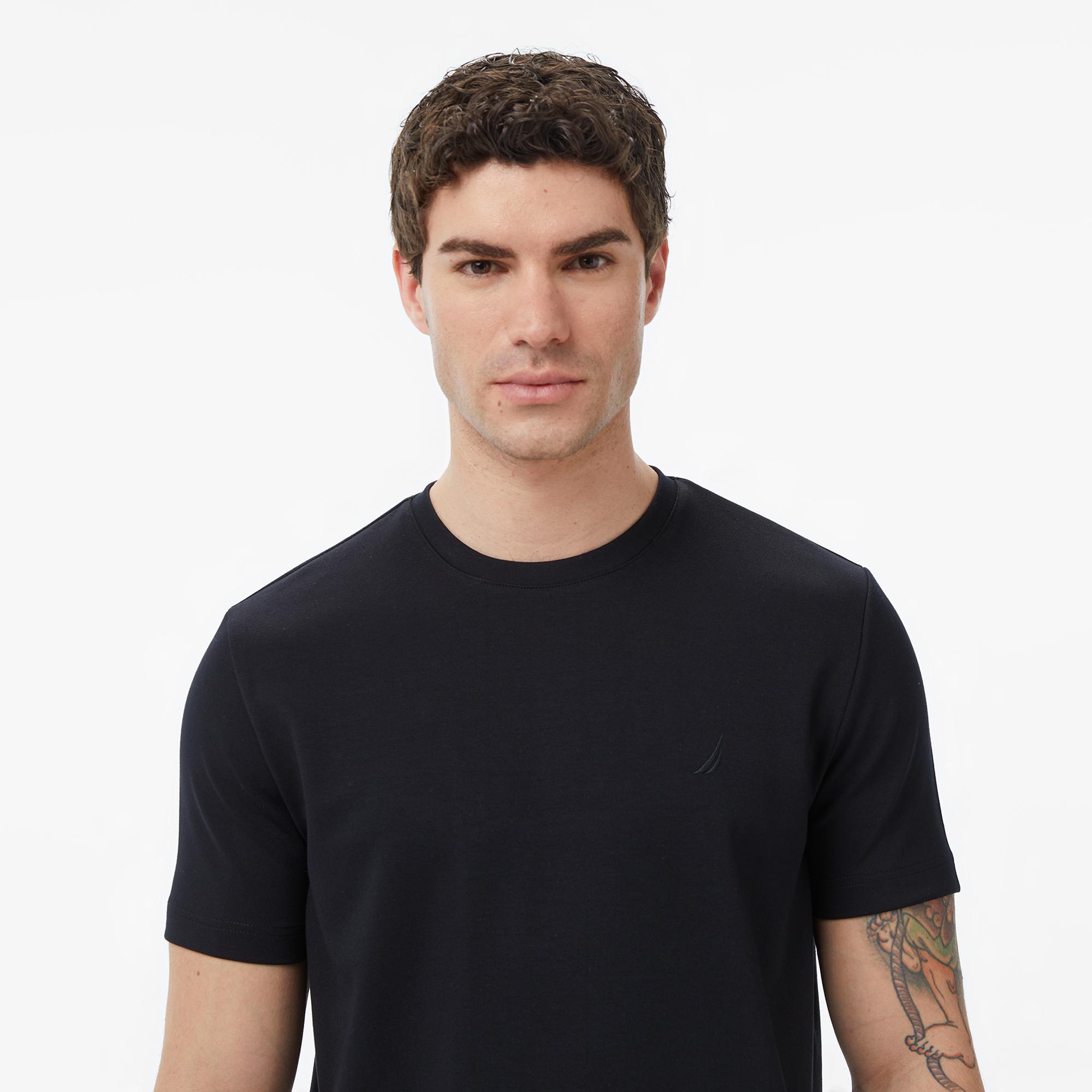Nautica Erkek Siyah Regular Fit T-Shirt