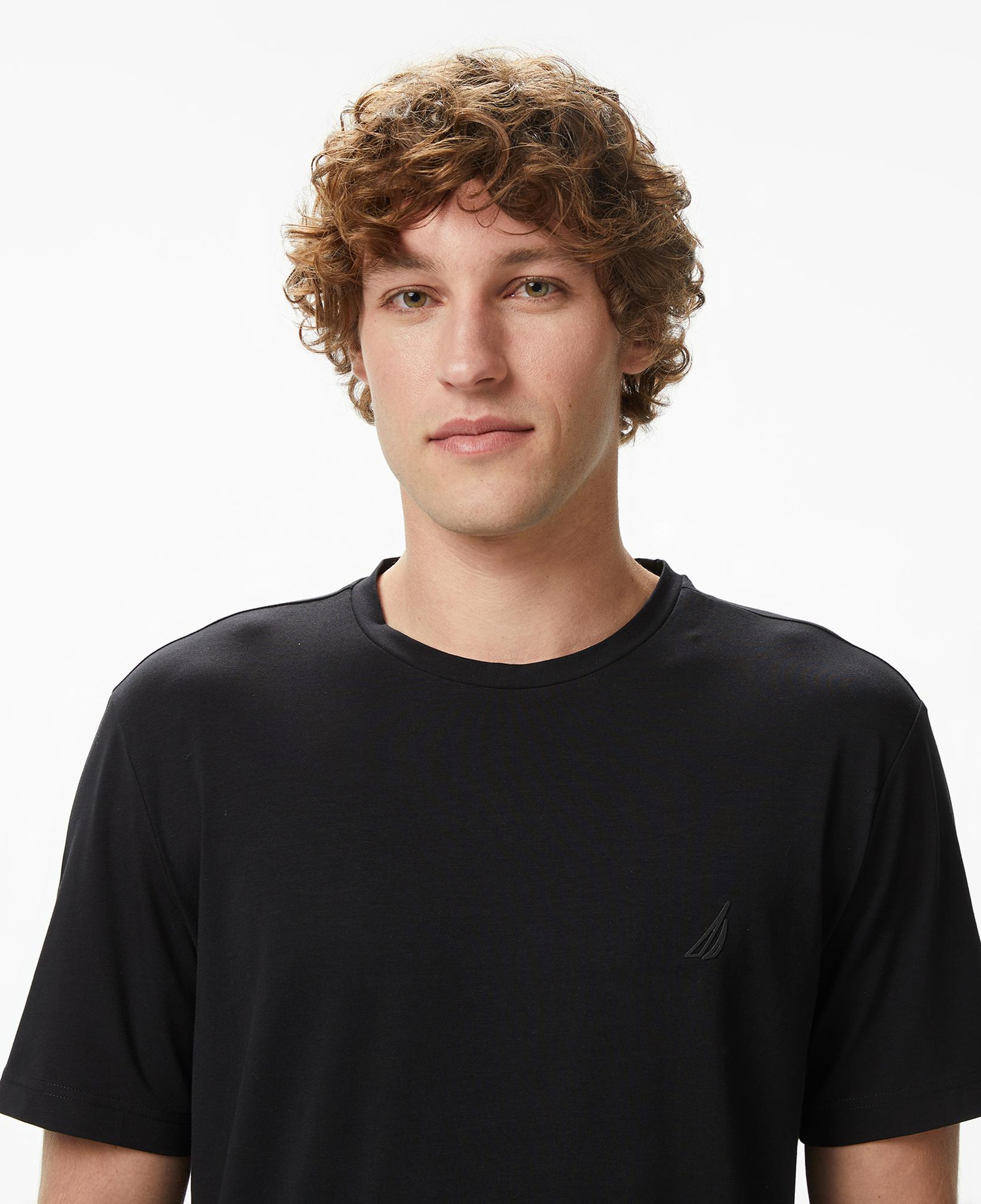 Nautica Erkek Siyah Regular Fit T-Shirt