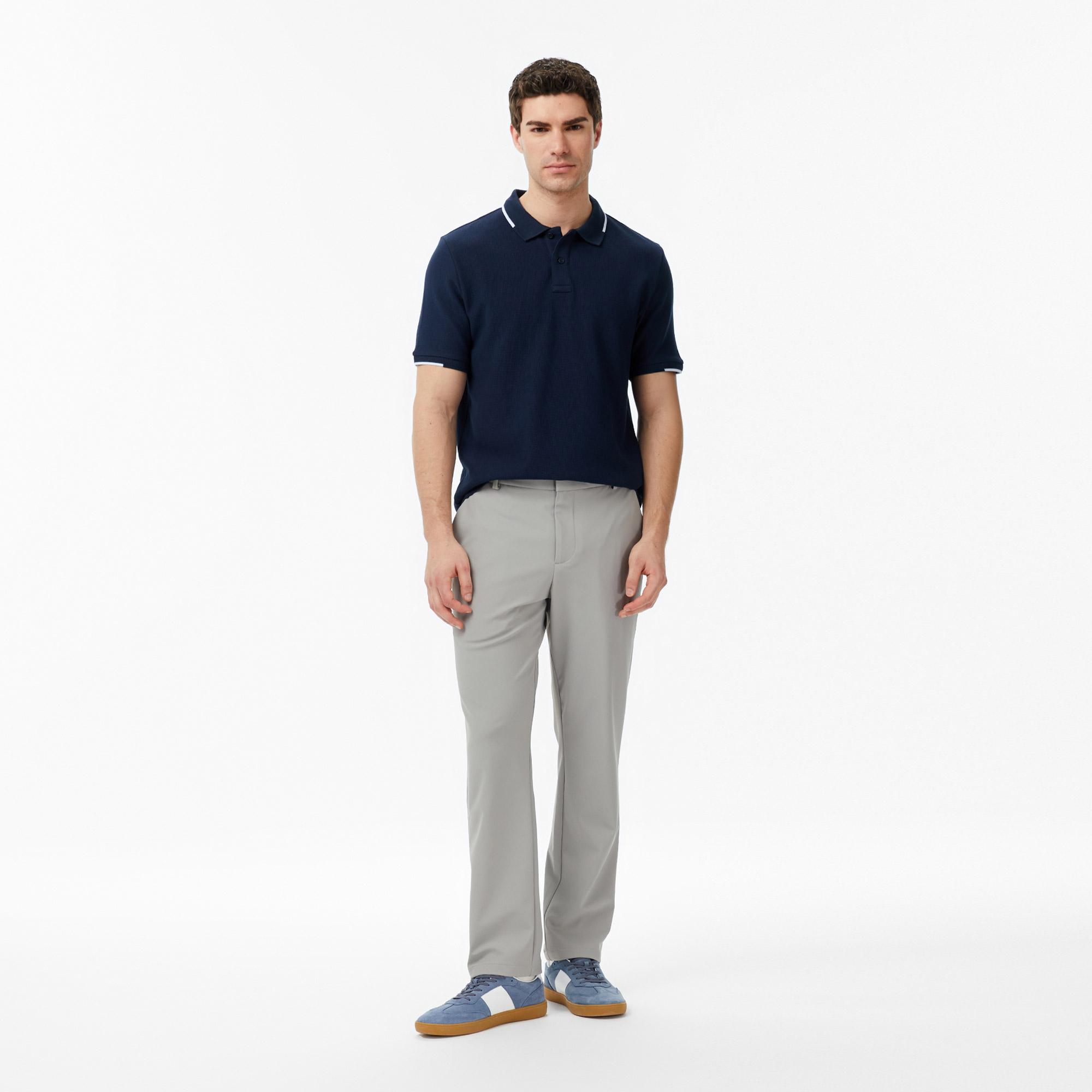 Nautica Erkek Gri Regular Fit Su İtici Pantolon