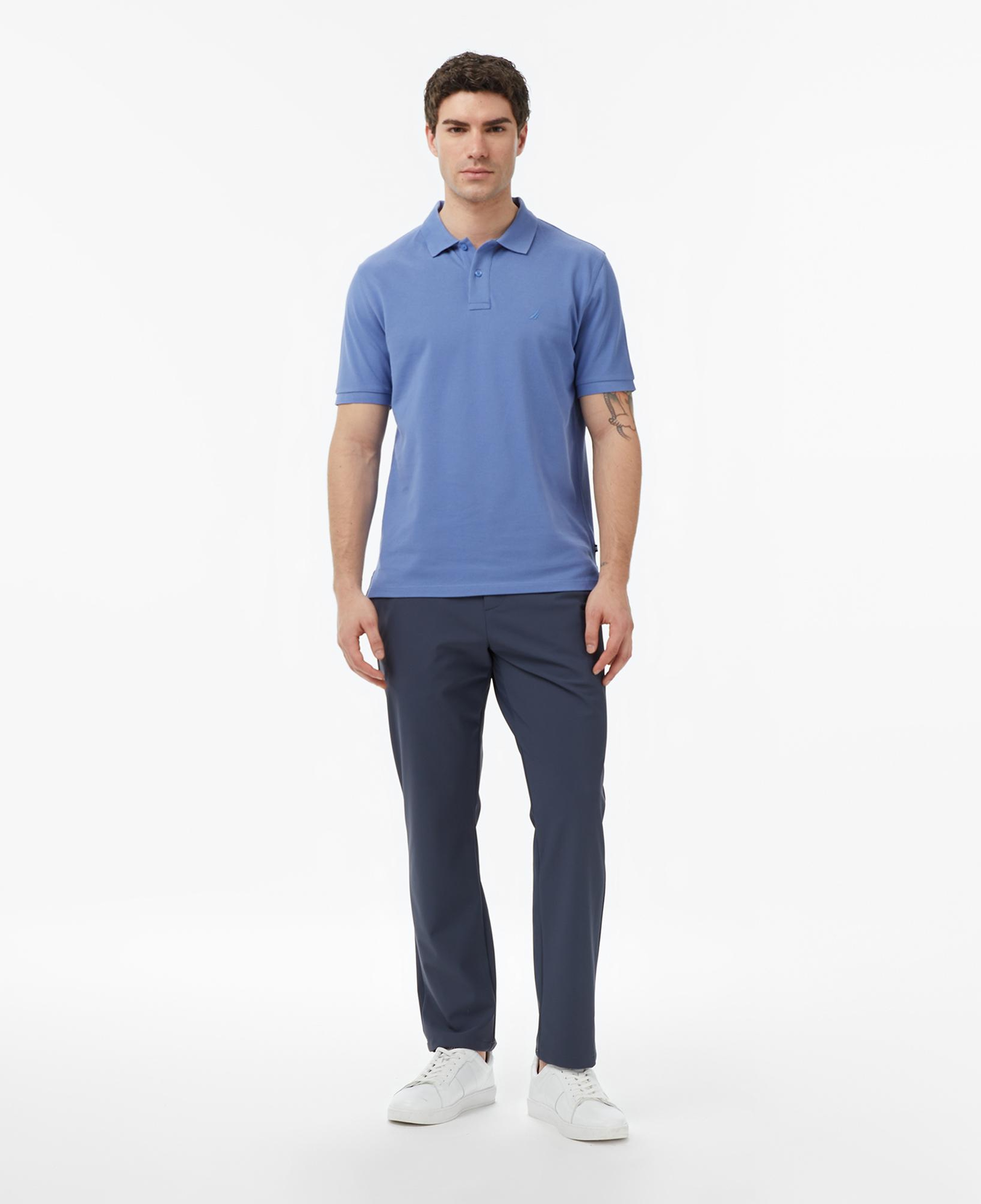 Nautica Erkek Mavi Regular Fit Polo Yaka T-Shirt