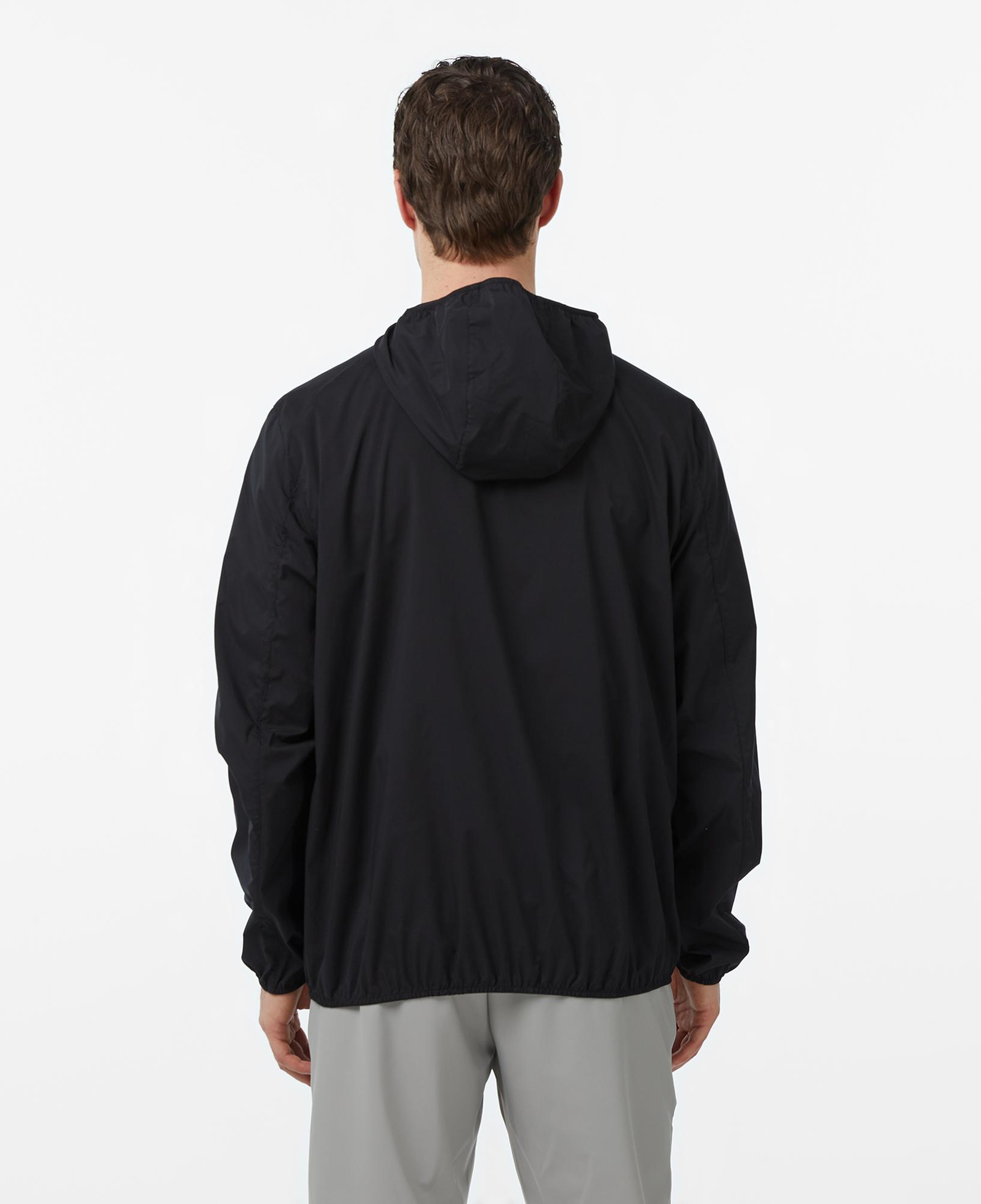 Nautica Erkek Siyah Regular Fit Kapüşonlu Su İtici Mont