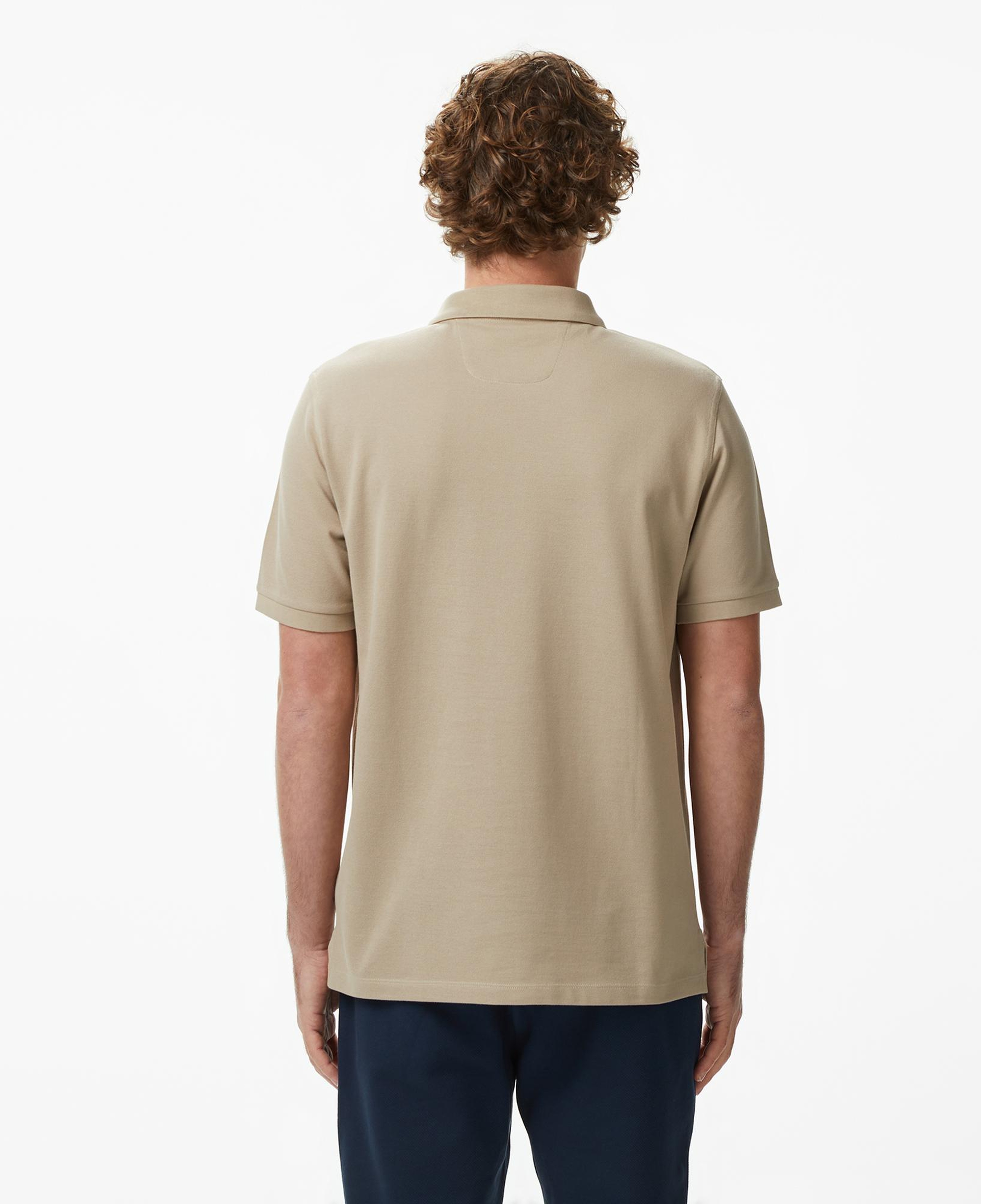 Nautica Erkek Bej Regular Fit Polo Yaka T-Shirt