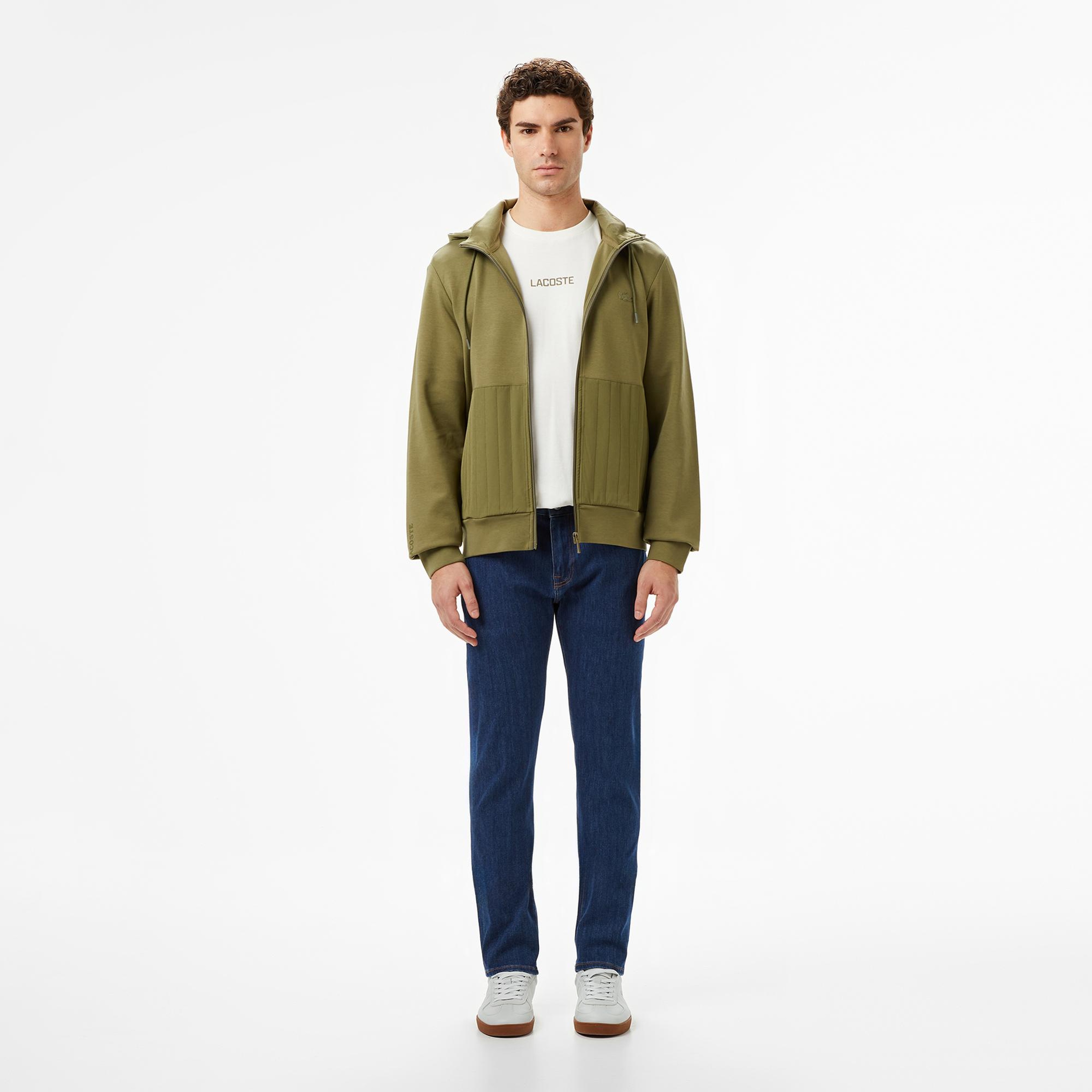 Lacoste Erkek Regular Fit Kapüşonlu Haki Sweatshirt