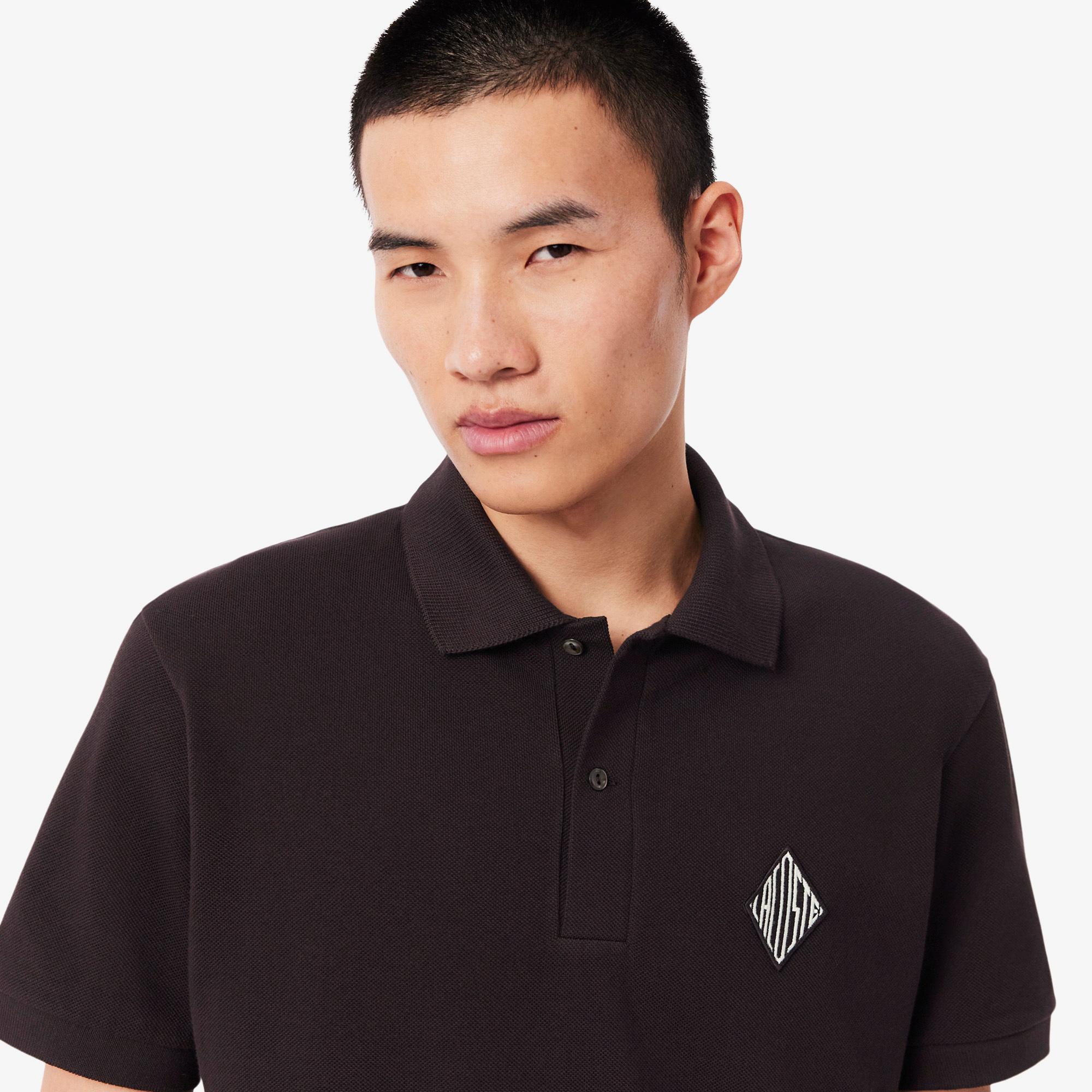 Lacoste Erkek Classic Fit Koyu Kahverengi Polo