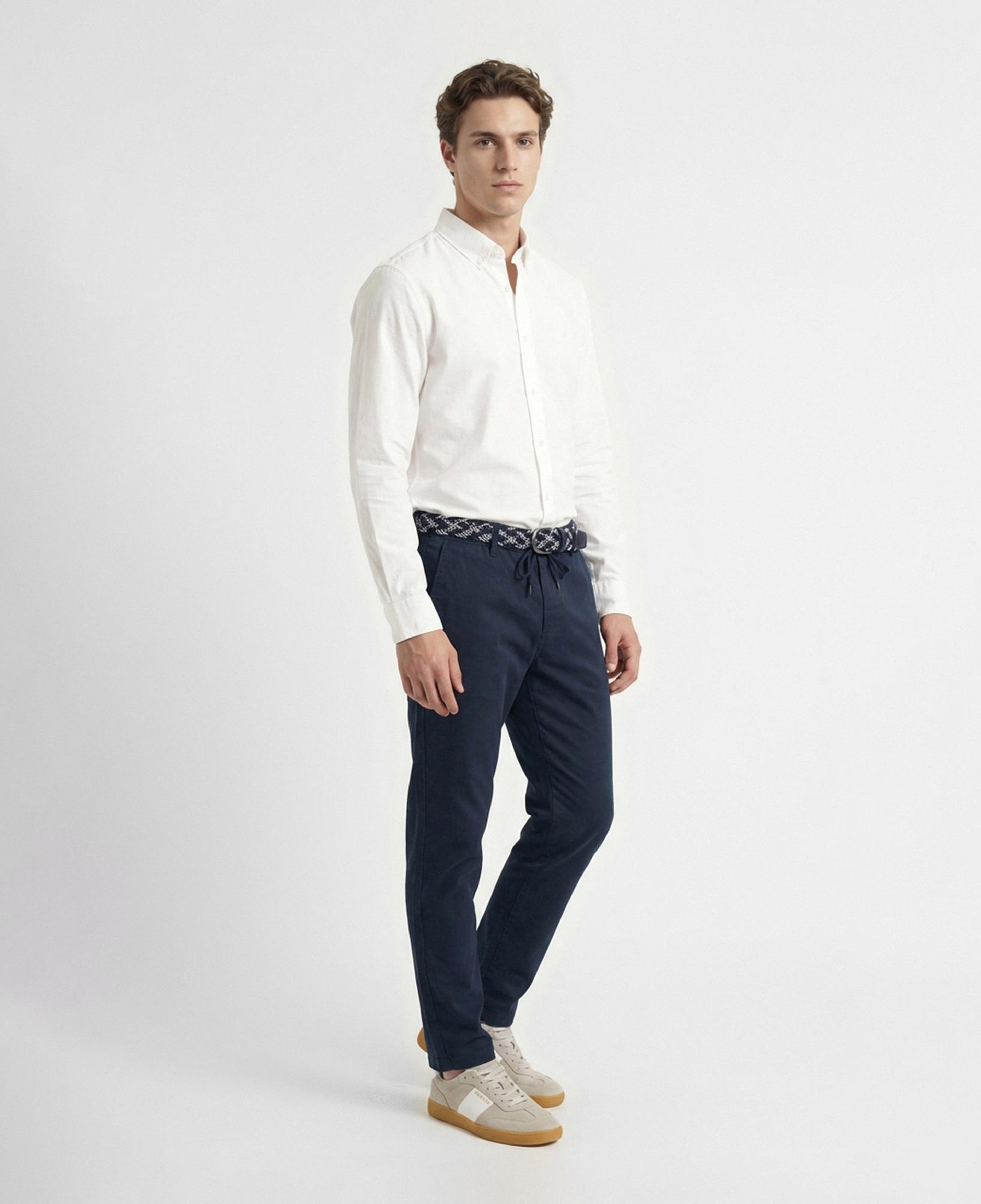 Nautica Erkek Beyaz Regular Fit Gömlek