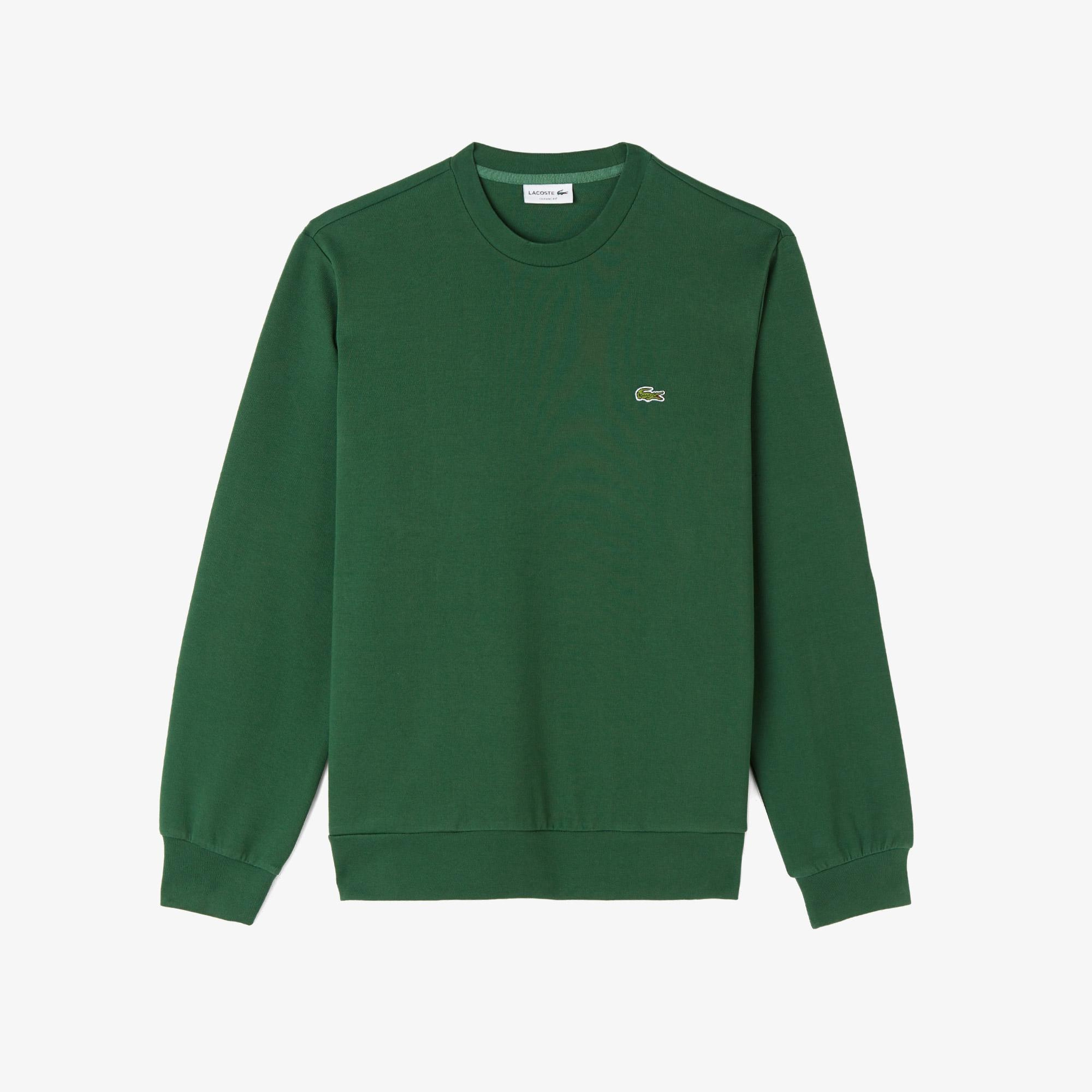 Lacoste Erkek Classic Fit Bisiklet Yaka Yeşil Sweatshirt