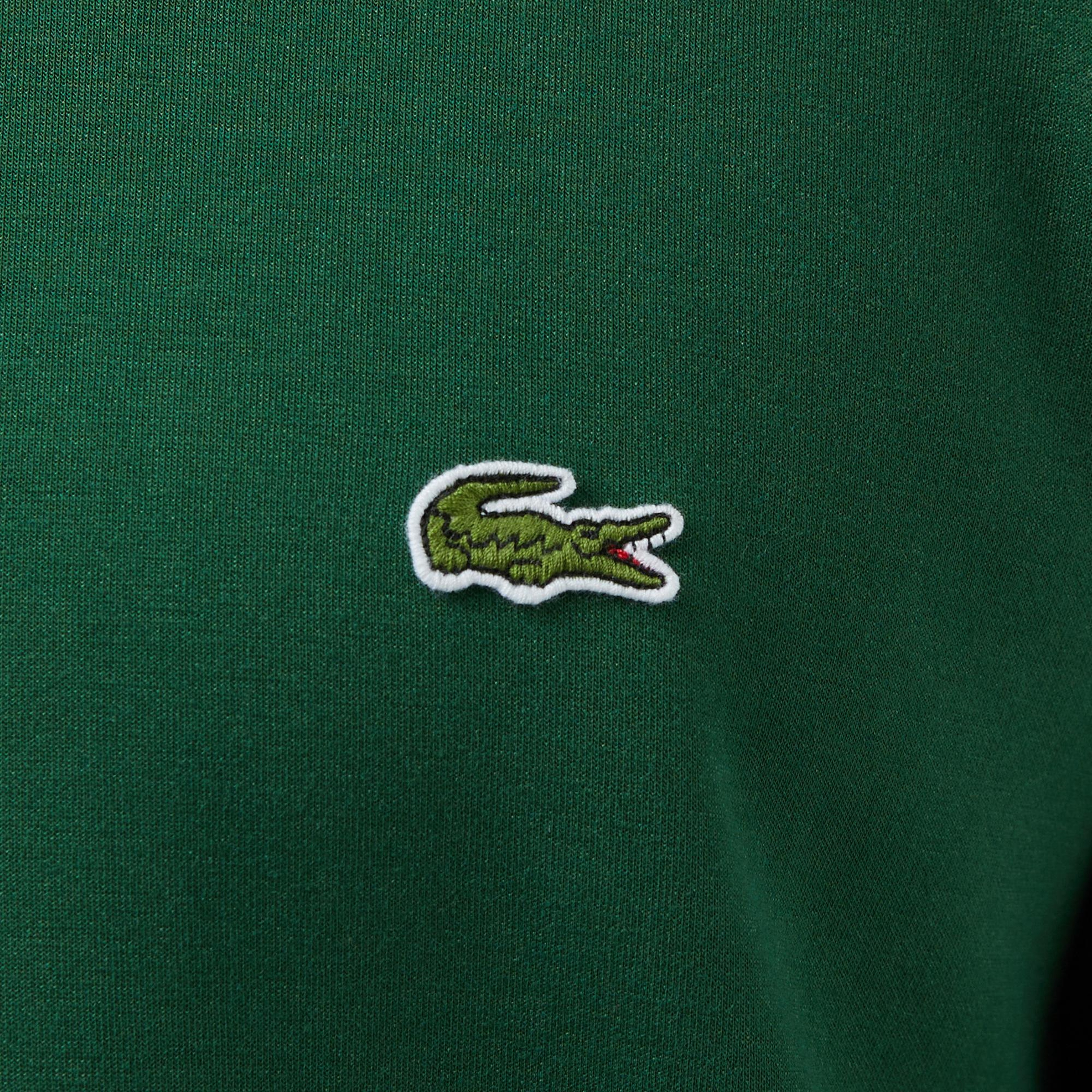 Lacoste Erkek Classic Fit Bisiklet Yaka Yeşil Sweatshirt