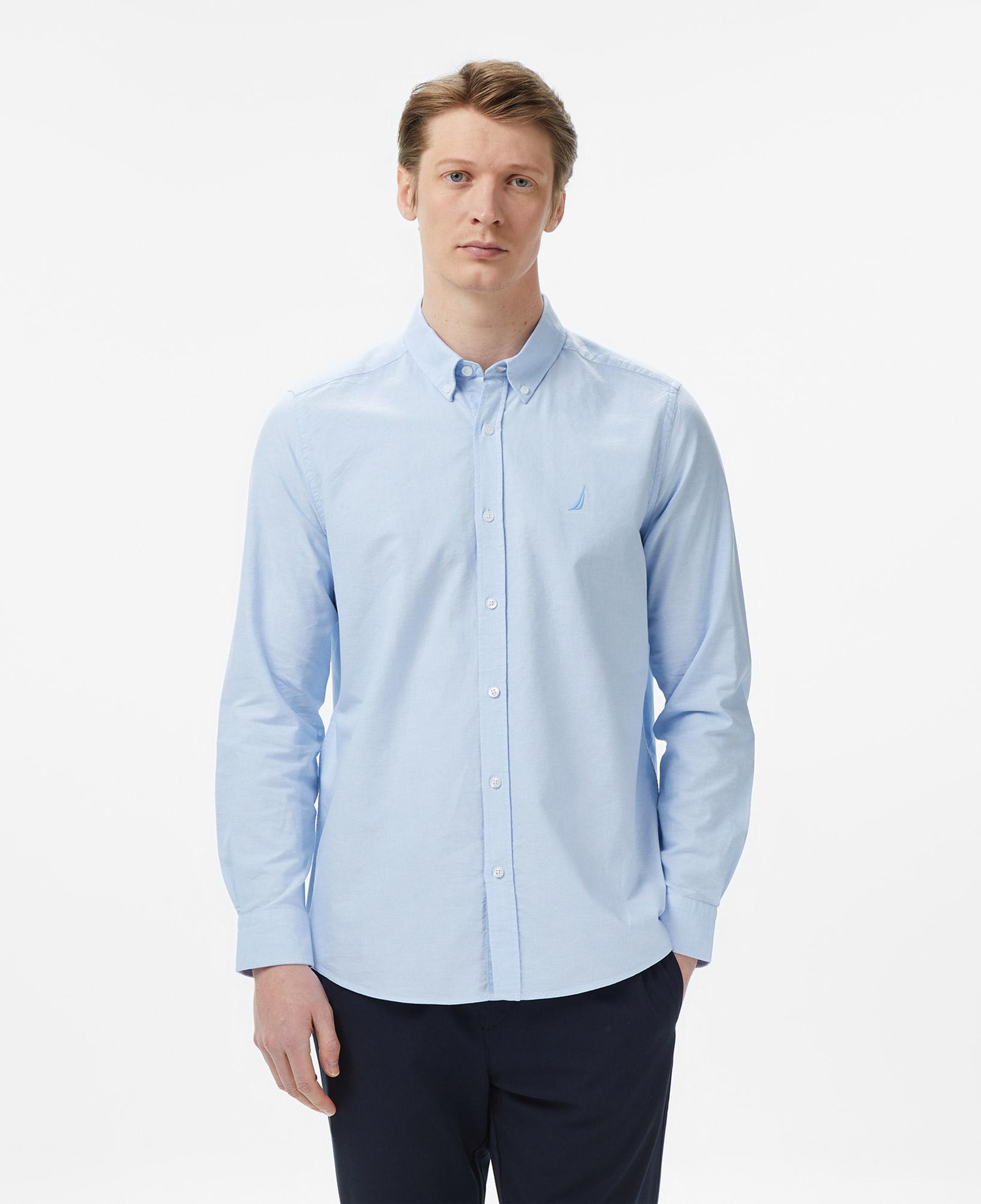 Nautica Erkek Mavi Regular Fit Gömlek