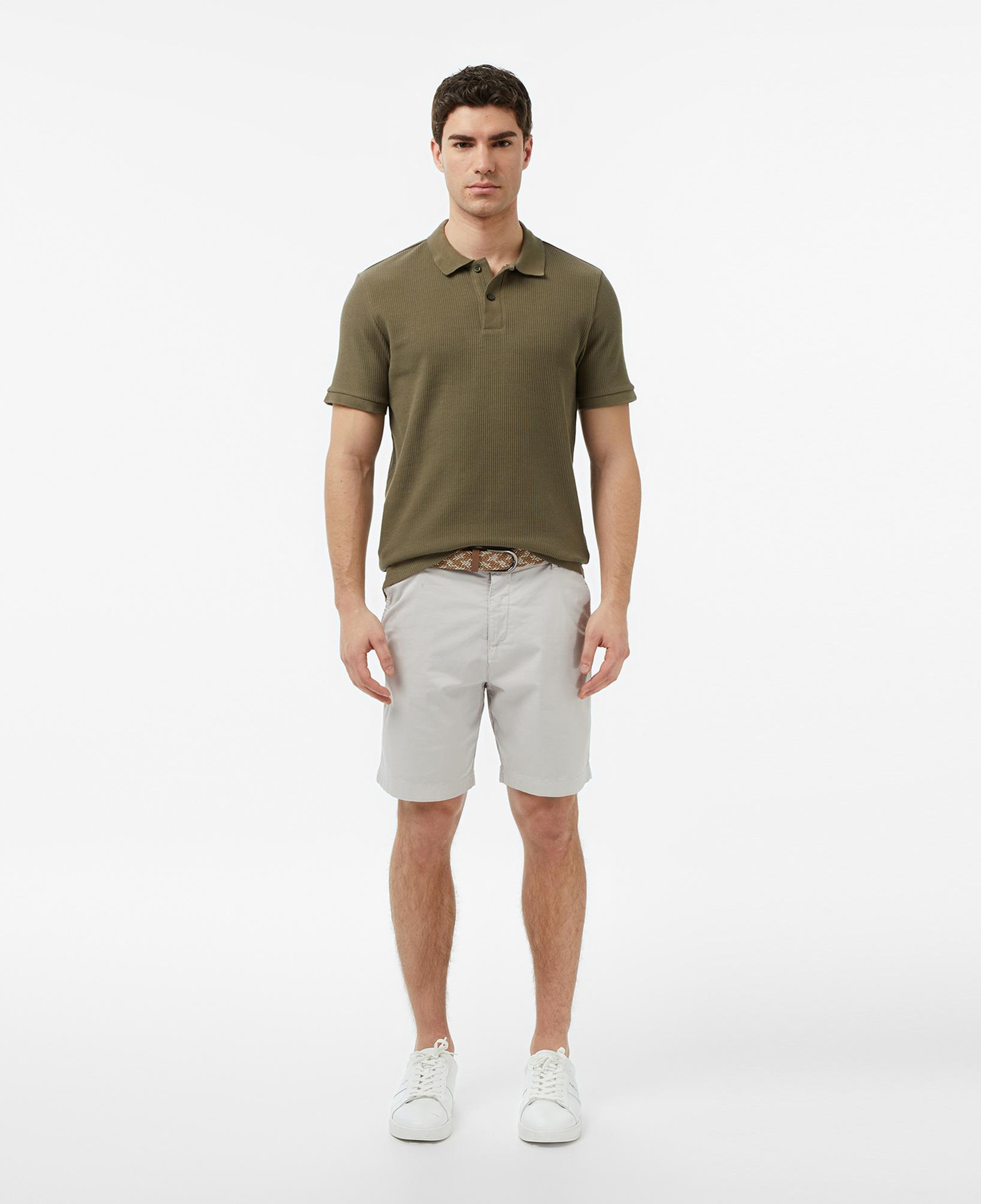 Nautica Erkek Yeşil Slim Fit Polo Yaka T-Shirt