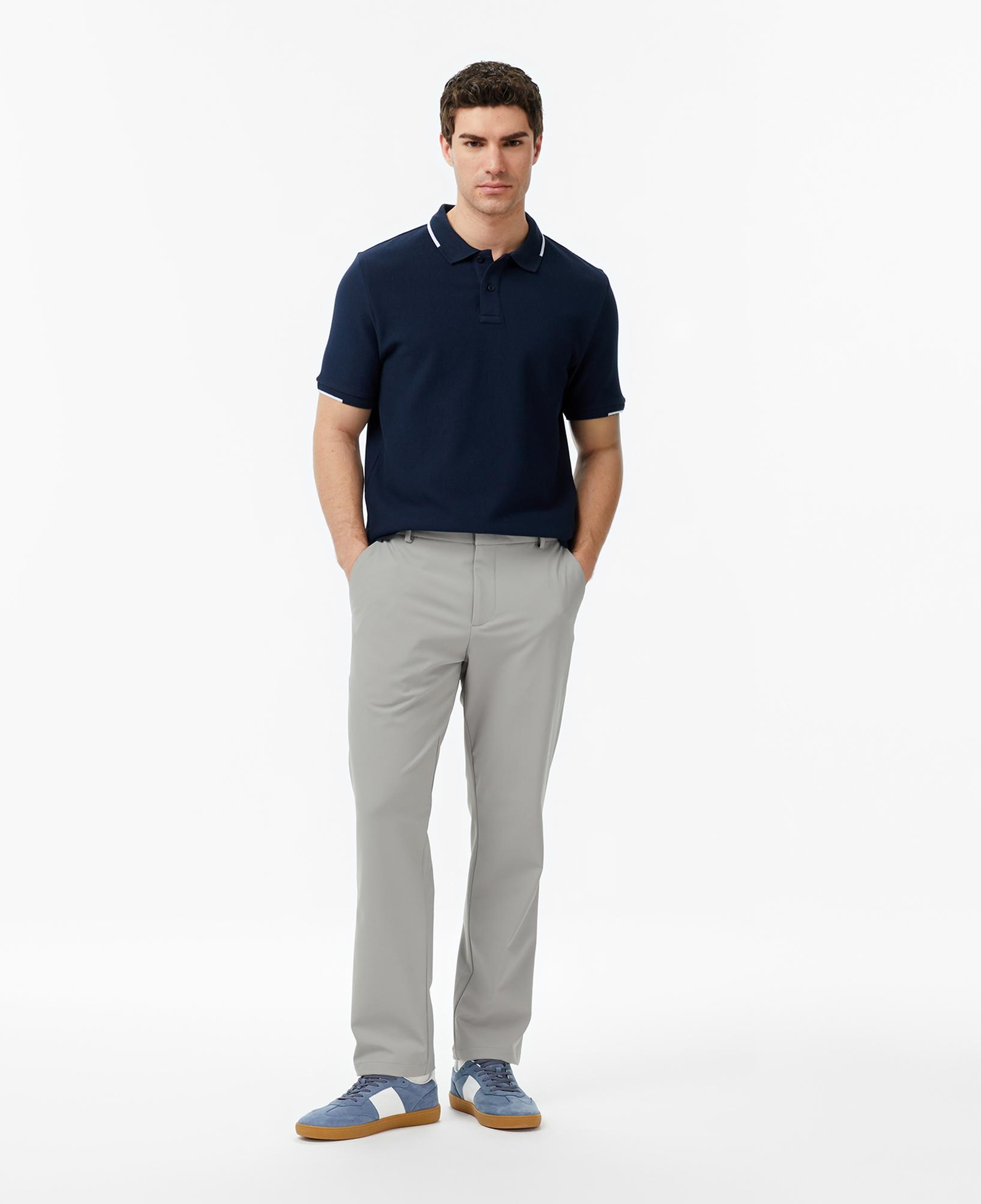 Nautica Erkek Lacivert Regular Fit Polo Yaka T-Shirt