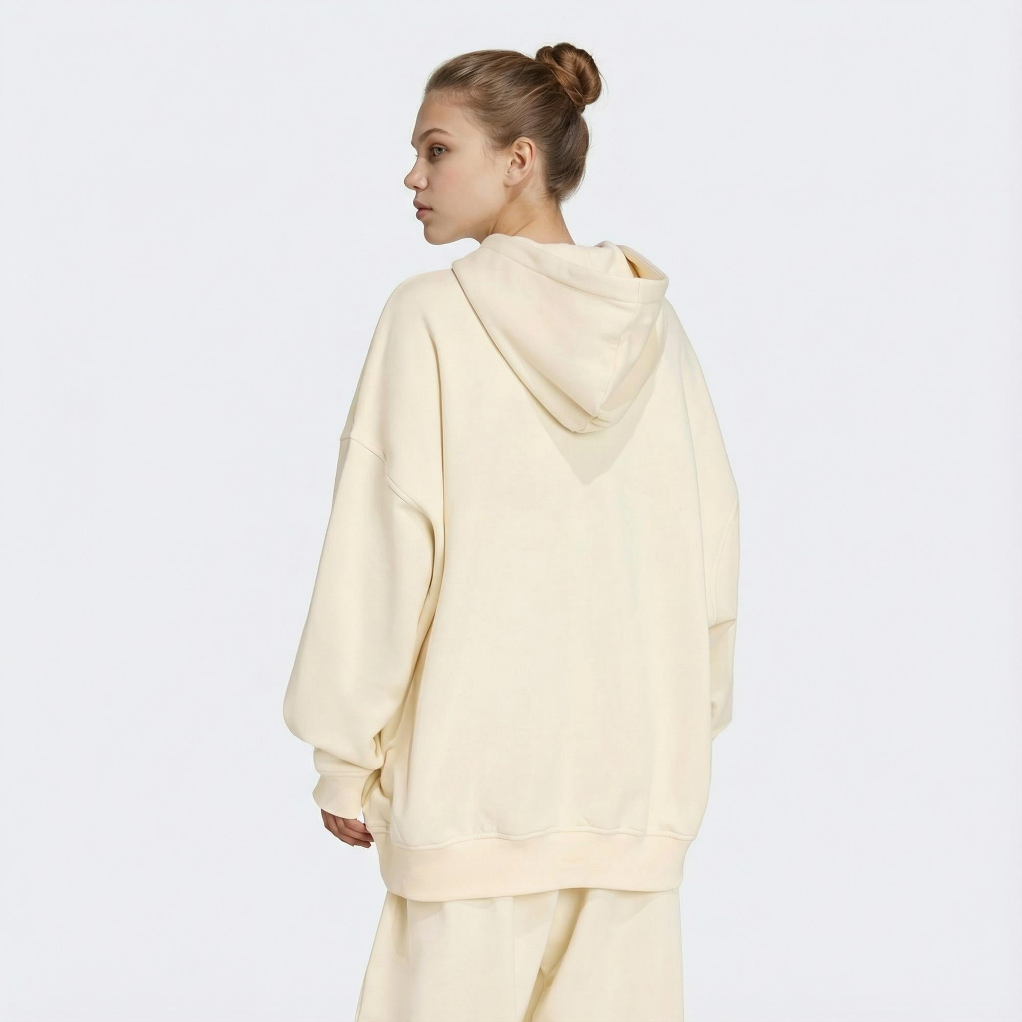 adidas Essentials Lin Kadın Krem Hoodie