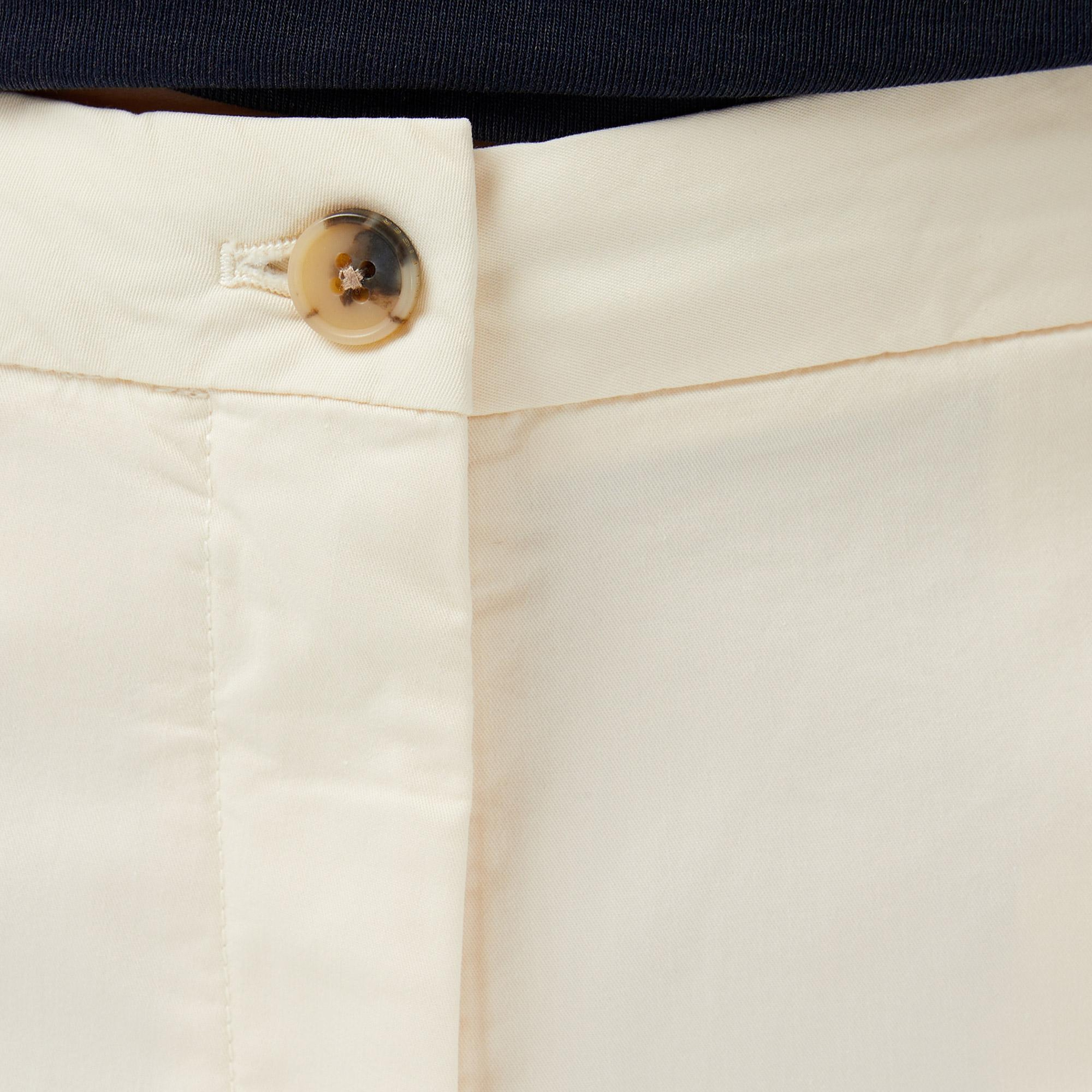 Tommy Hilfiger Cotton Gmd Kadın Bej Pantolon