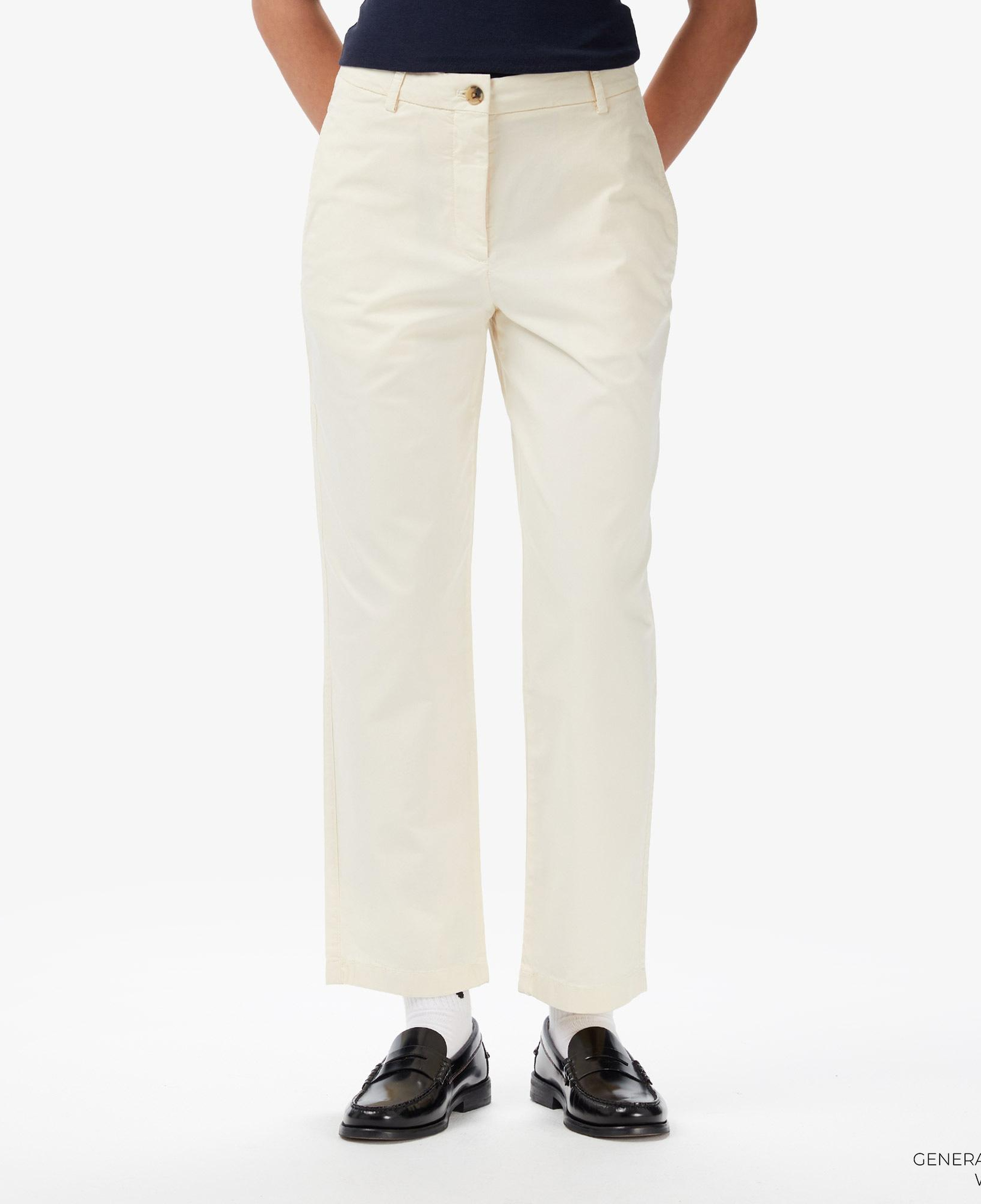 Tommy Hilfiger Cotton Gmd Kadın Bej Pantolon