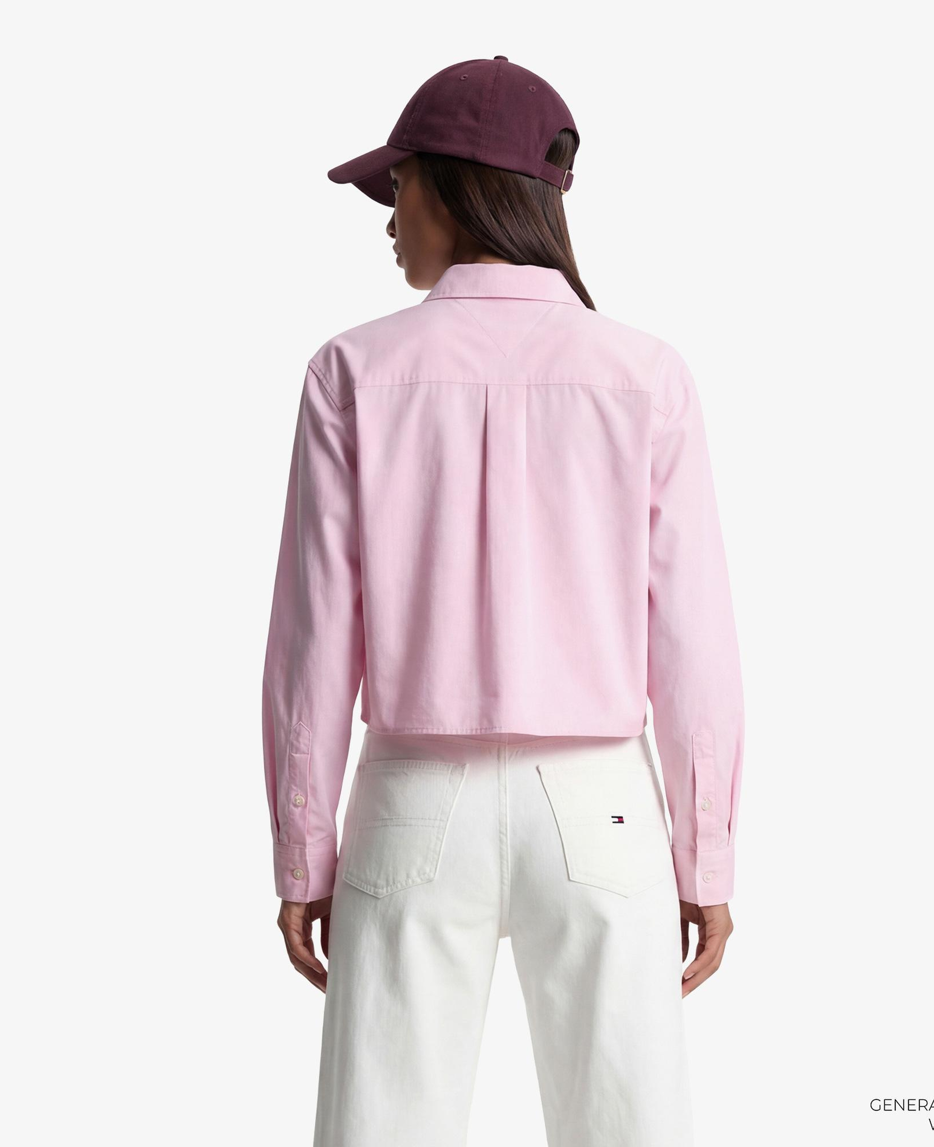 Tommy Hilfiger Denim Essentials Kadın Pembe Gömlek