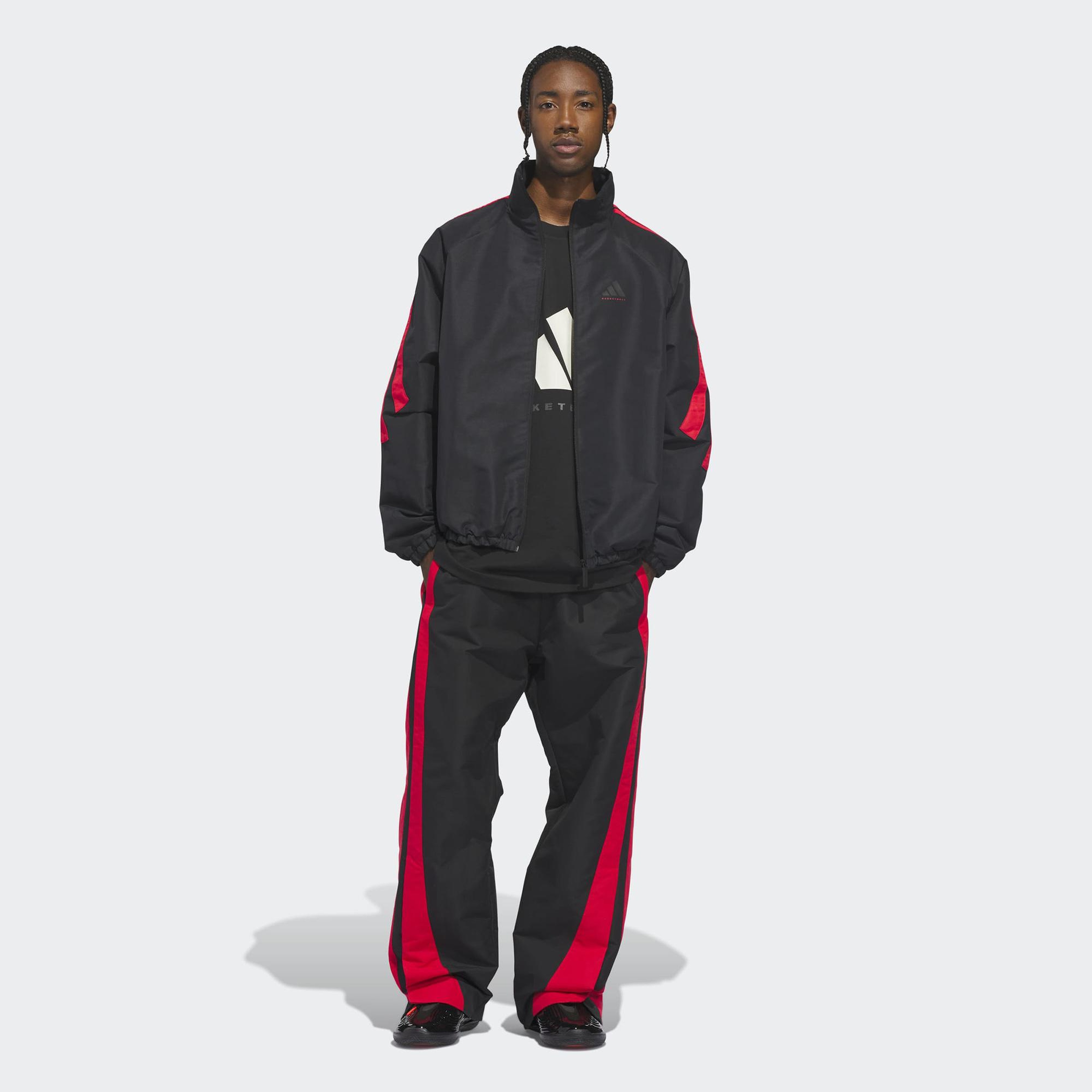 adidas Basketball Unisex Siyah Eşofman Altı