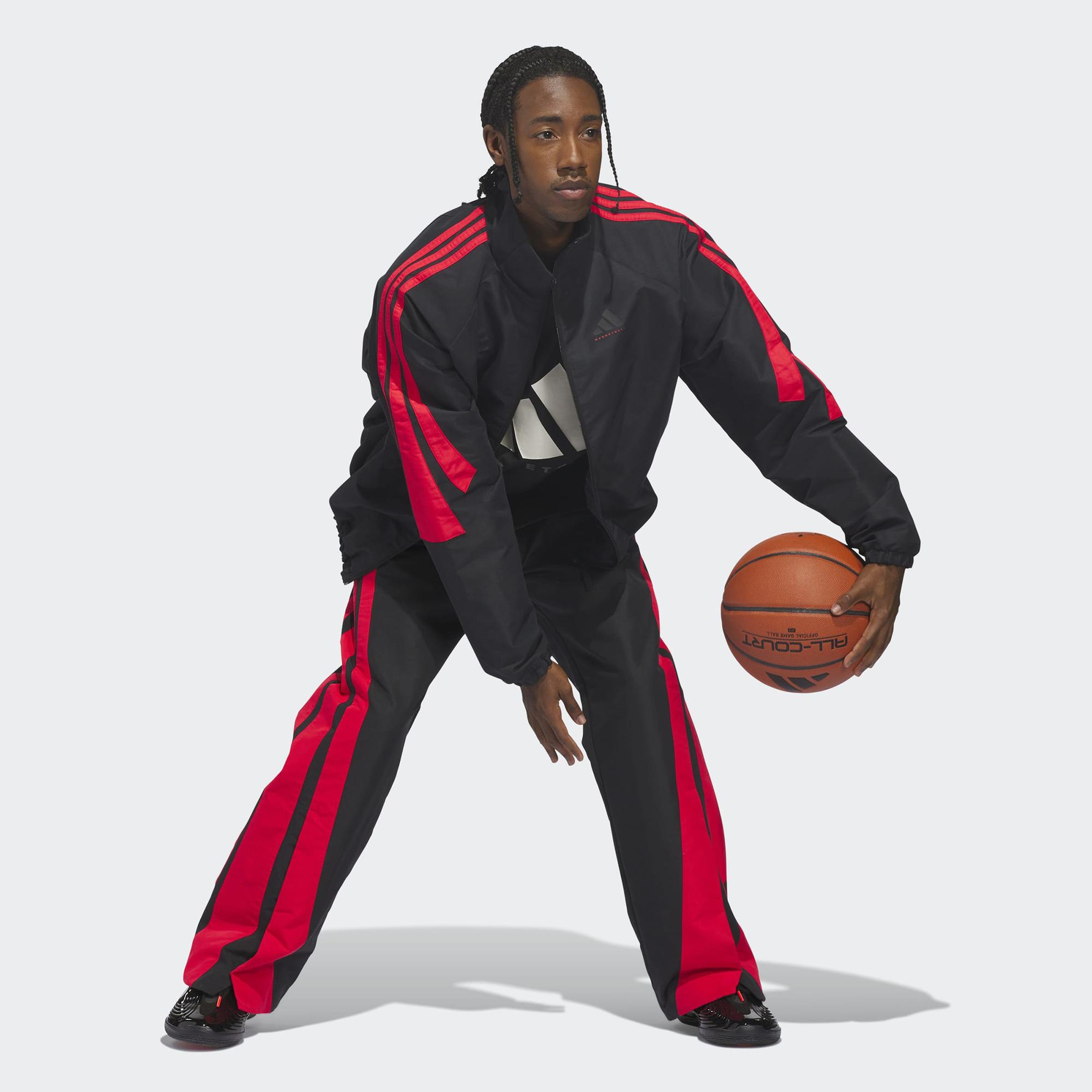 adidas Basketball Unisex Siyah Eşofman Altı