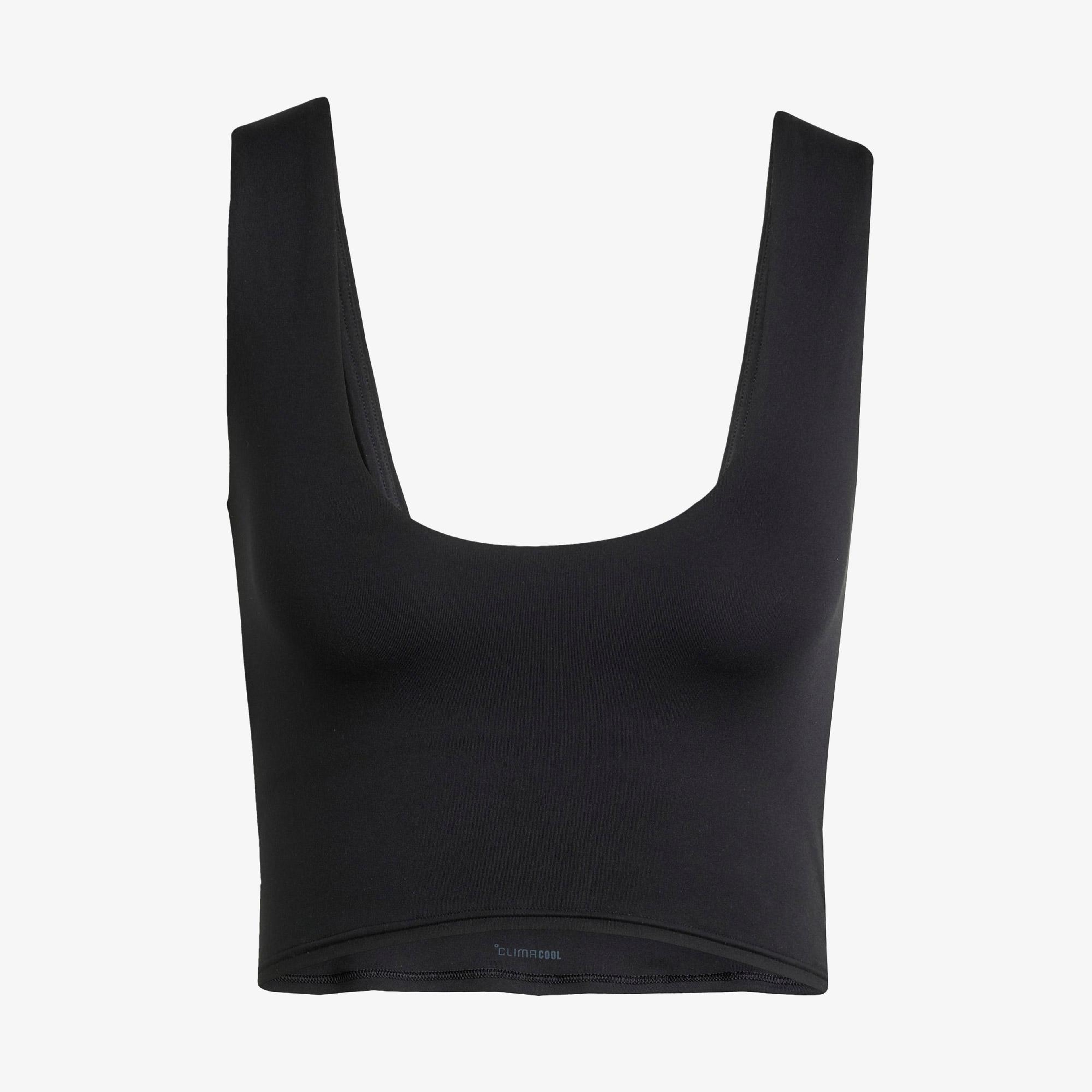 adidas Yoga Motion Kadın Siyah Crop T-Shirt