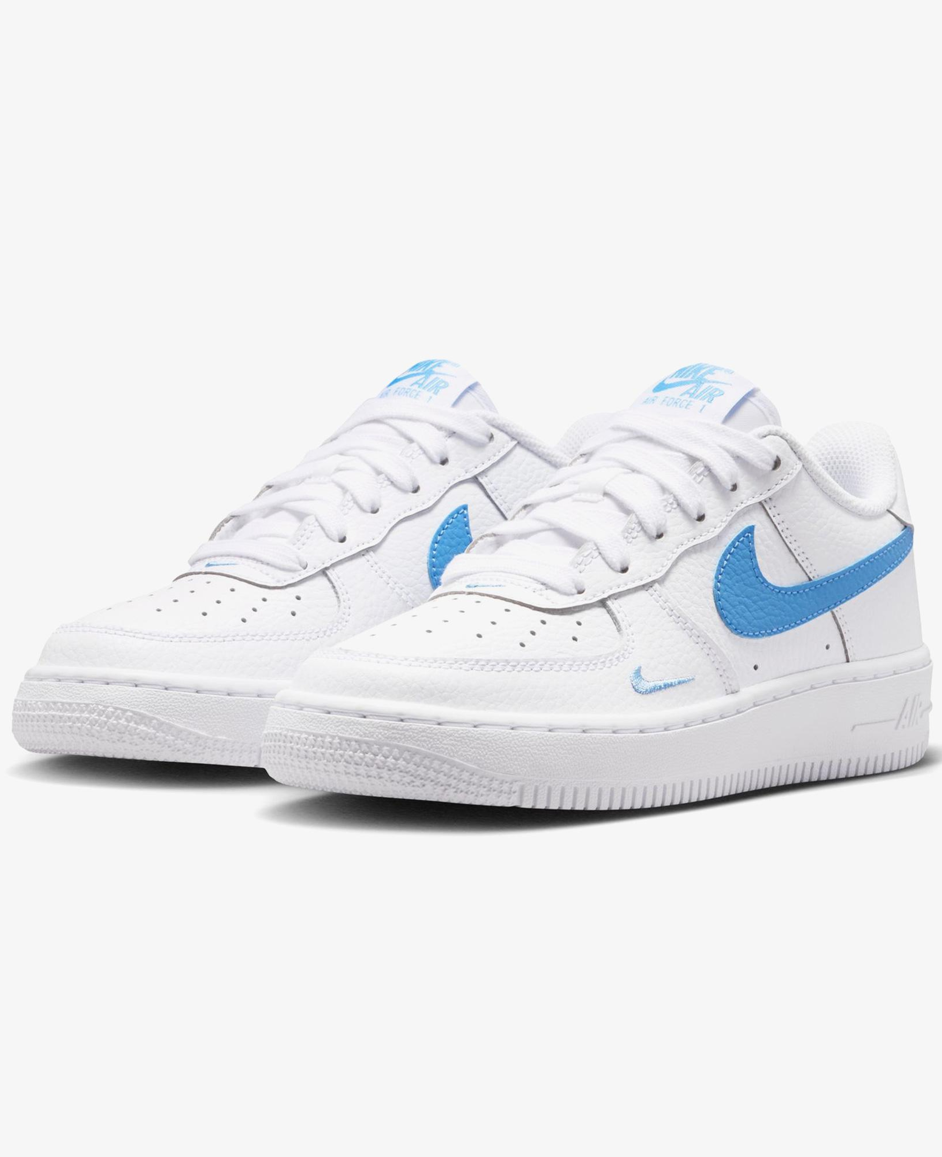 Nike Air Force 1 Beyaz/Mavi Spor Ayakkabı