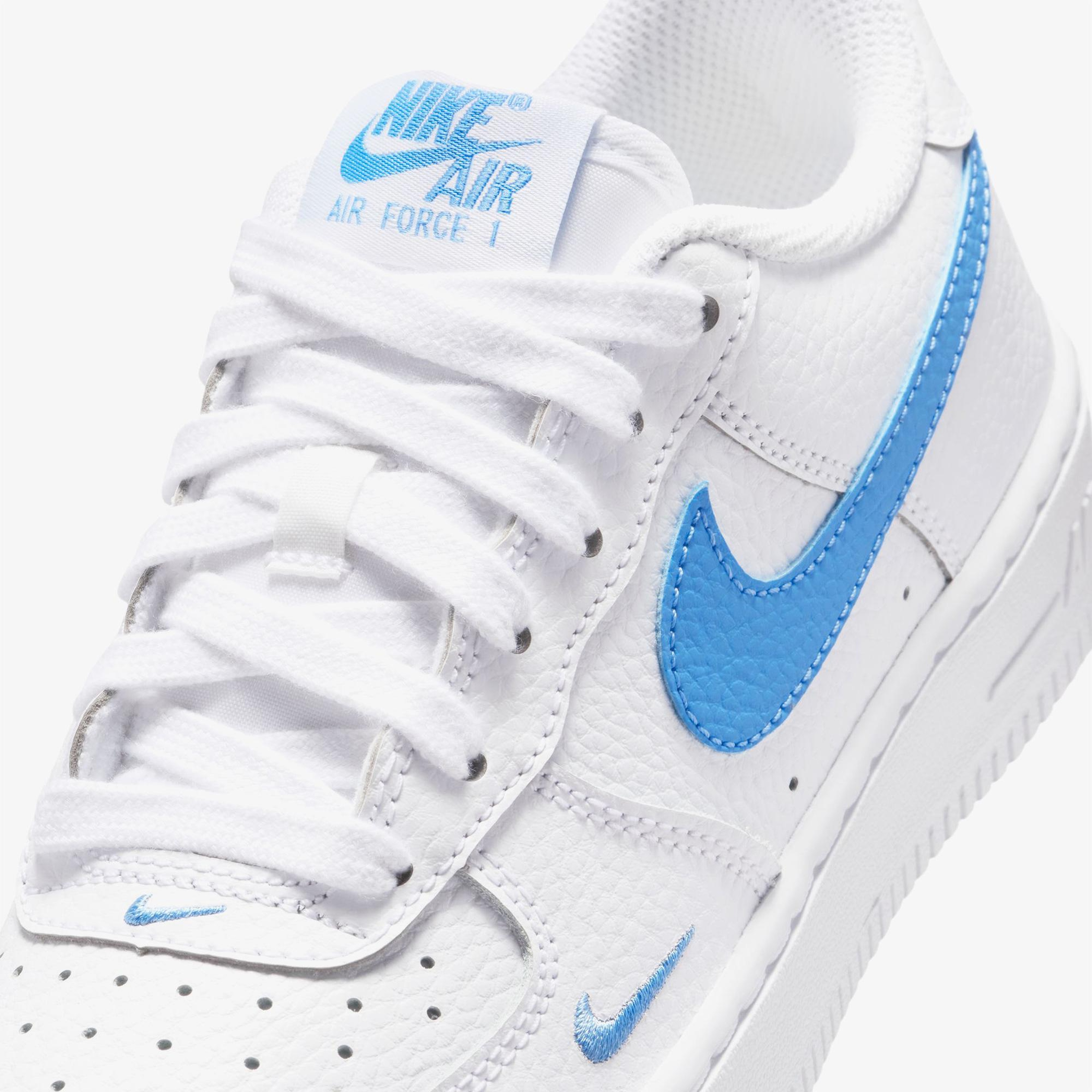 Nike Air Force 1 Beyaz/Mavi Spor Ayakkabı