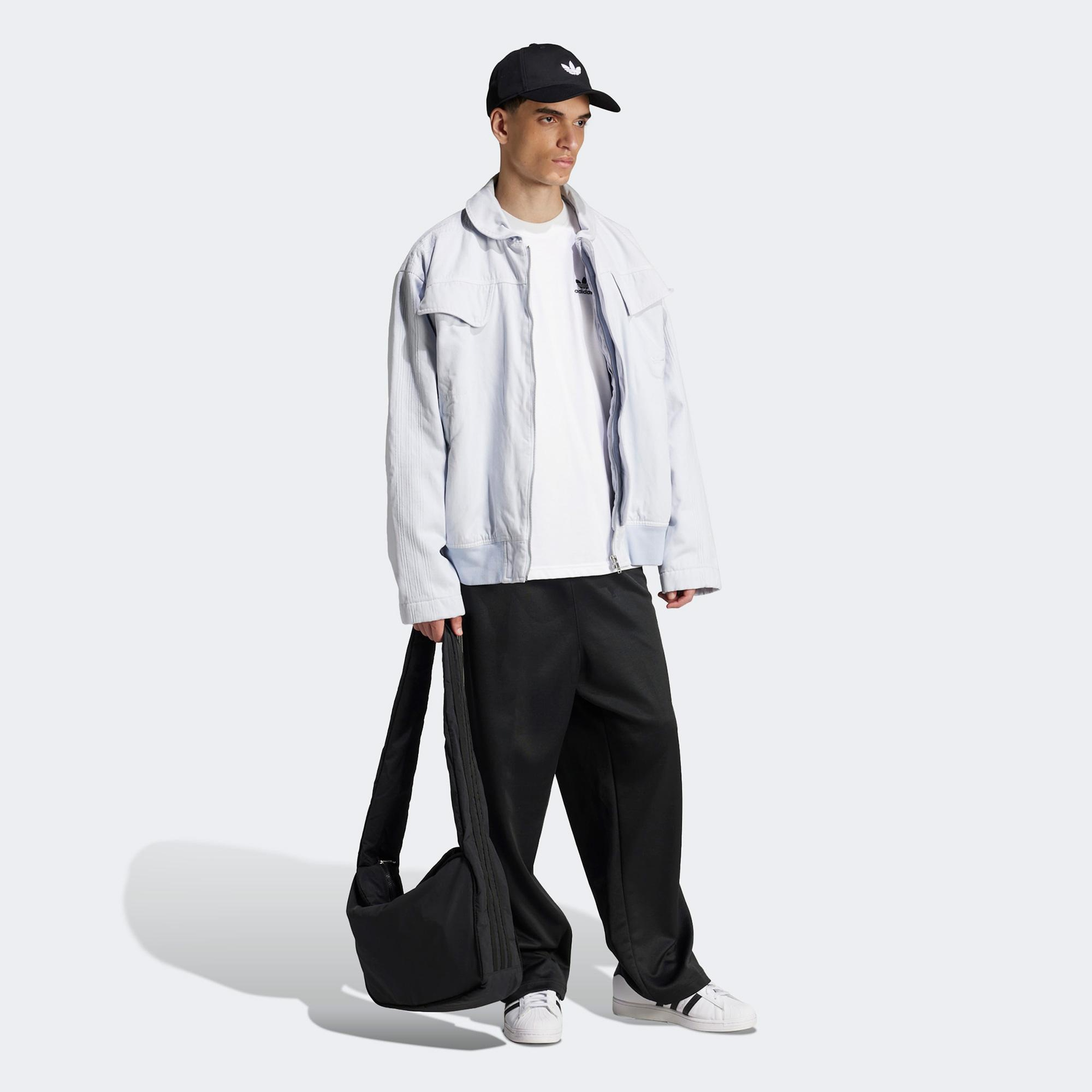 adidas Trefoil Essentials Erkek Beyaz T-Shirt
