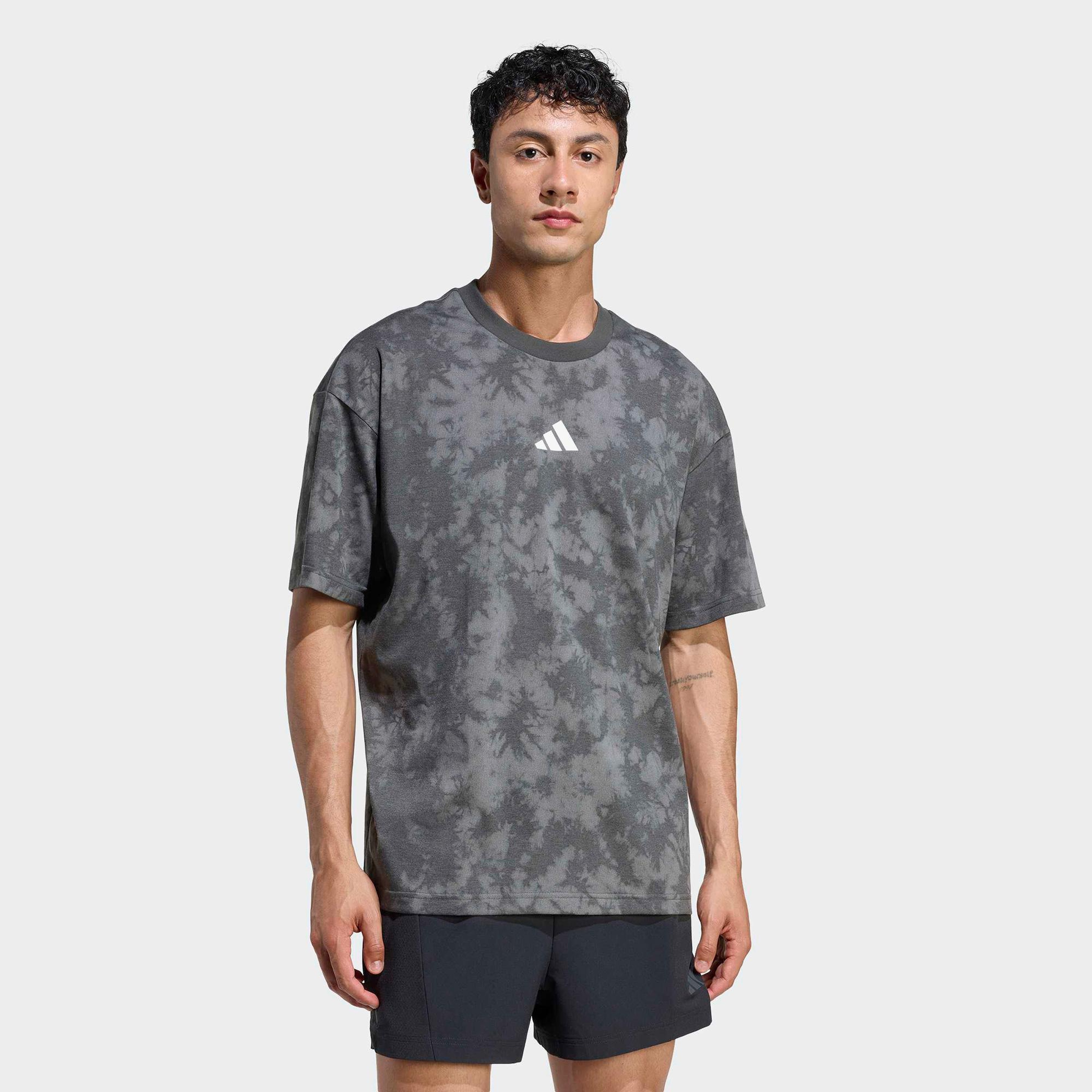 adidas Fun Training Erkek Gri T-Shirt