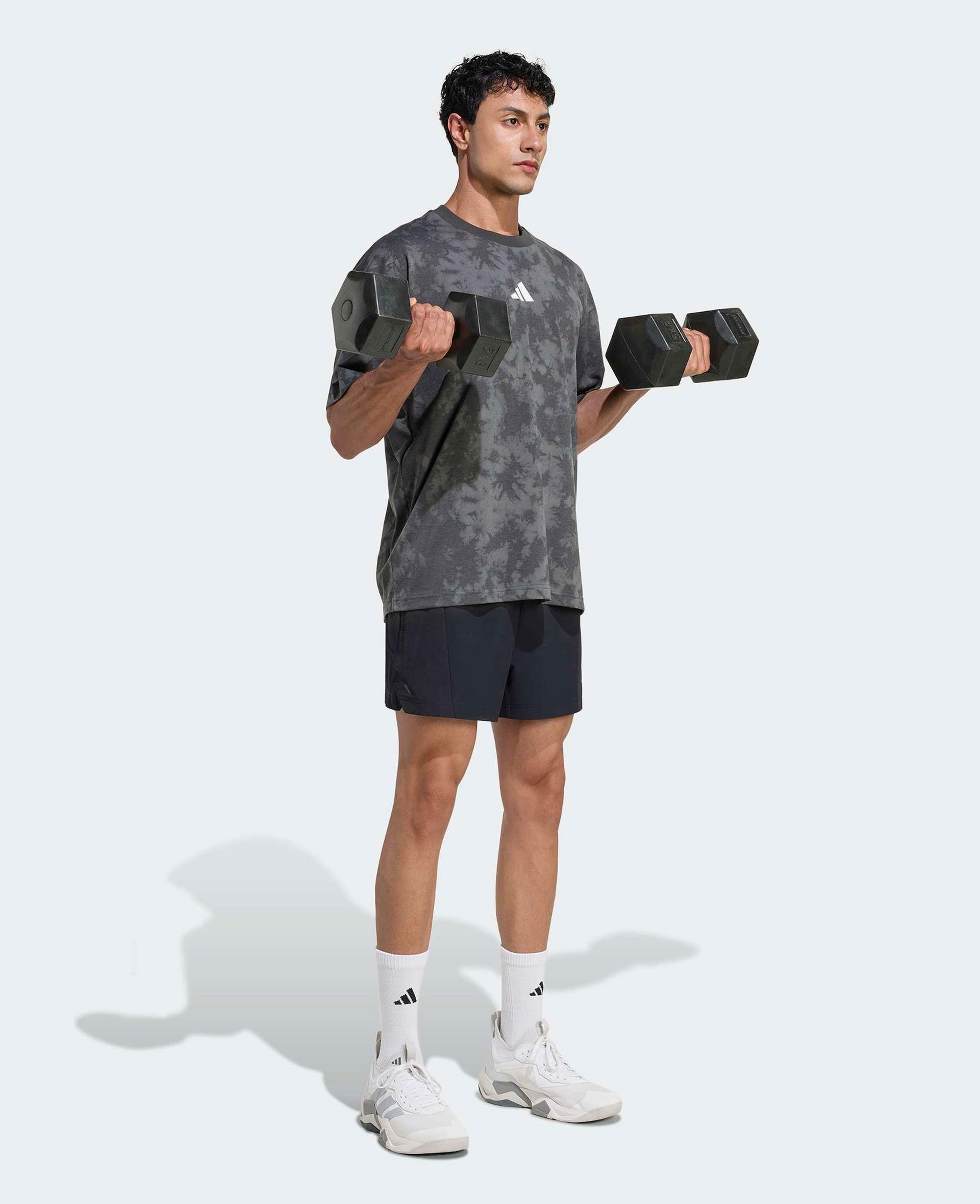 adidas Fun Training Erkek Gri T-Shirt