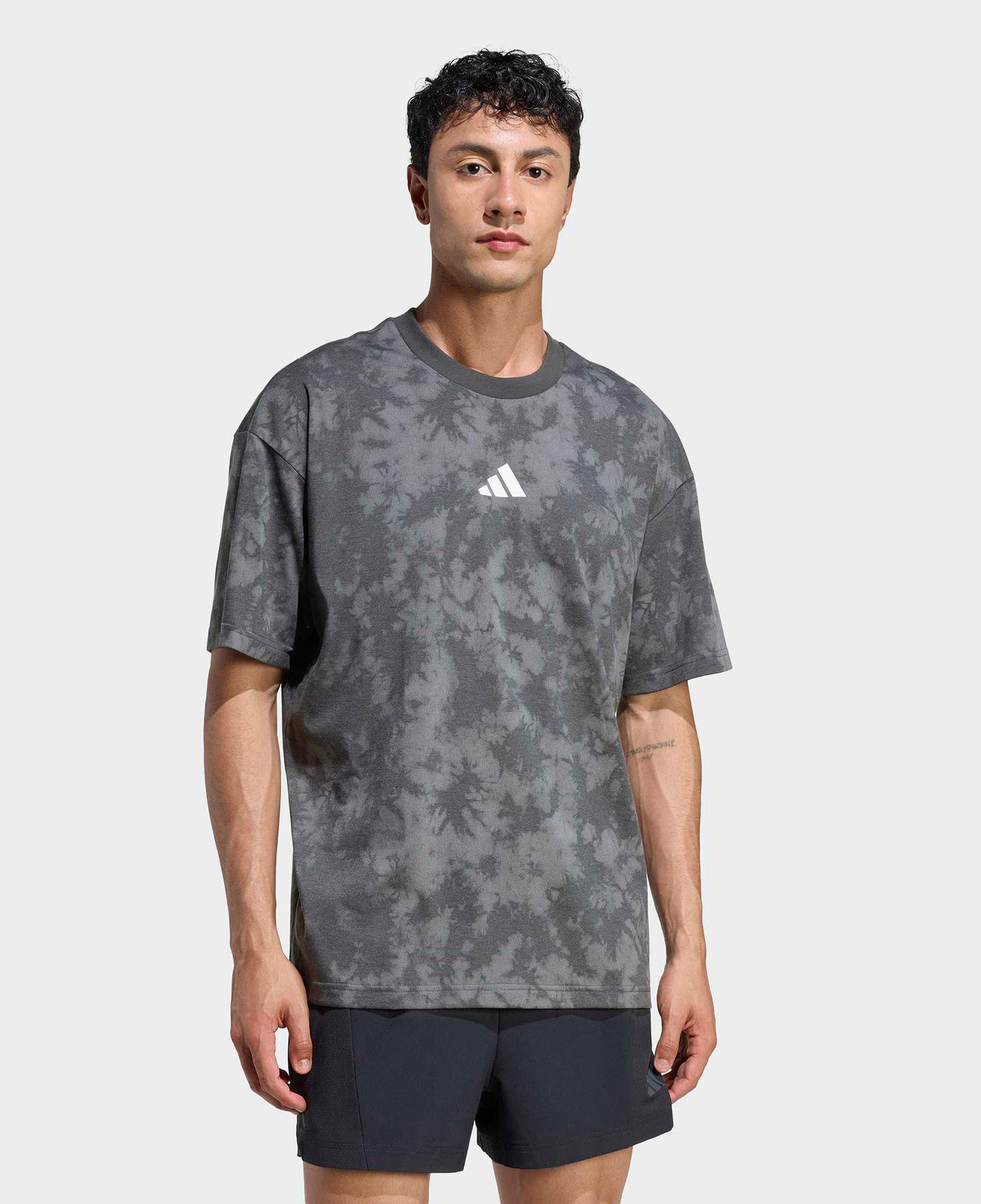 adidas Fun Training Erkek Gri T-Shirt